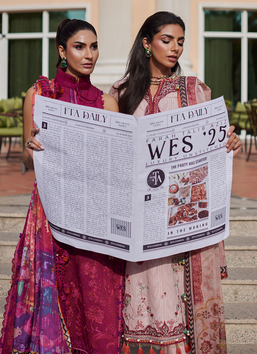 Farah Talib Aziz W E S - Luxury 2025 - Pricsilla Tea Pink