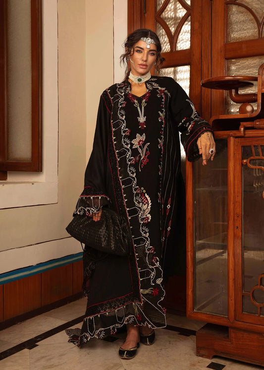 Crimson Winter Unstitched'24 - Meenakari