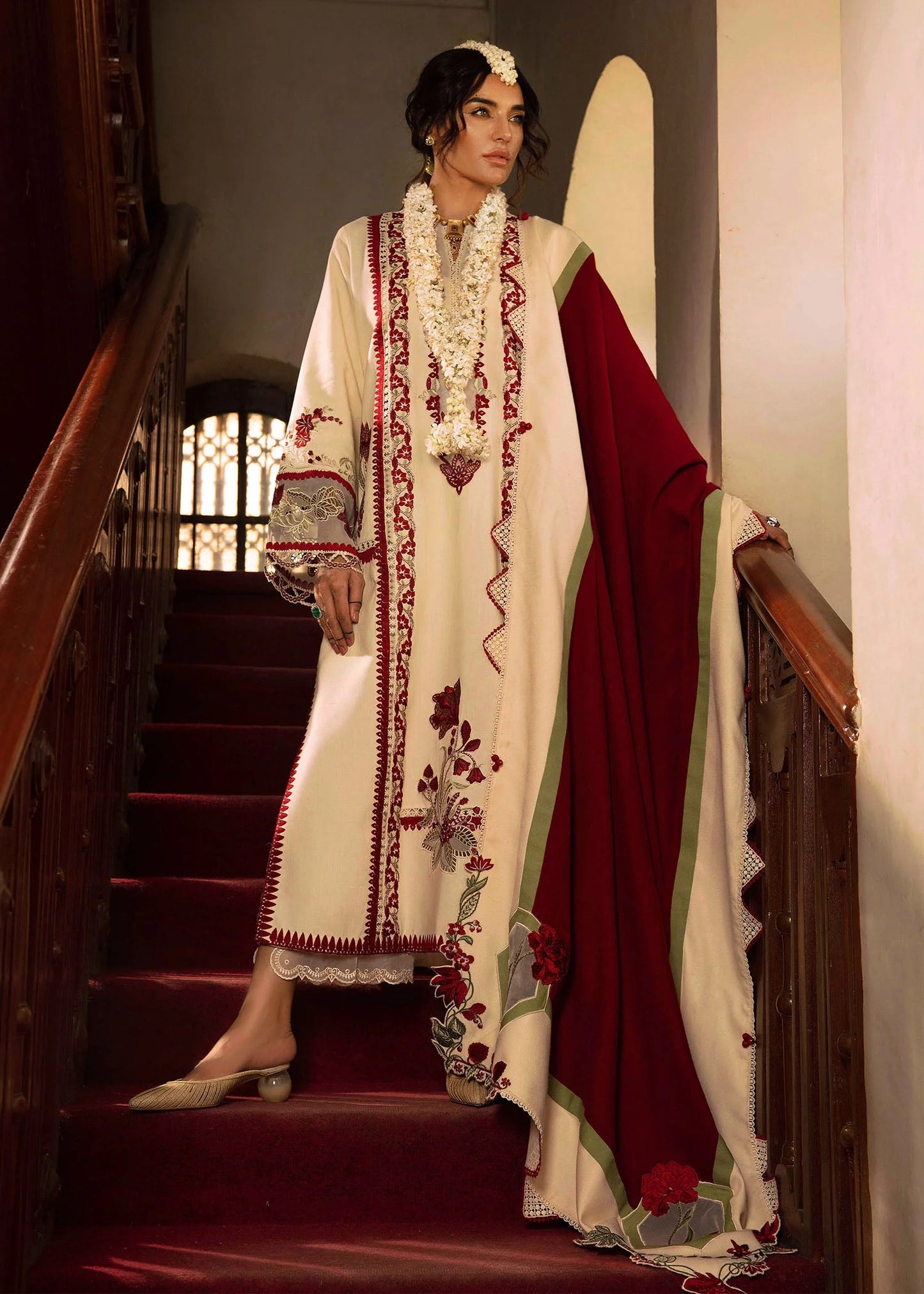 Crimson Winter Unstitched'24 - Musafir
