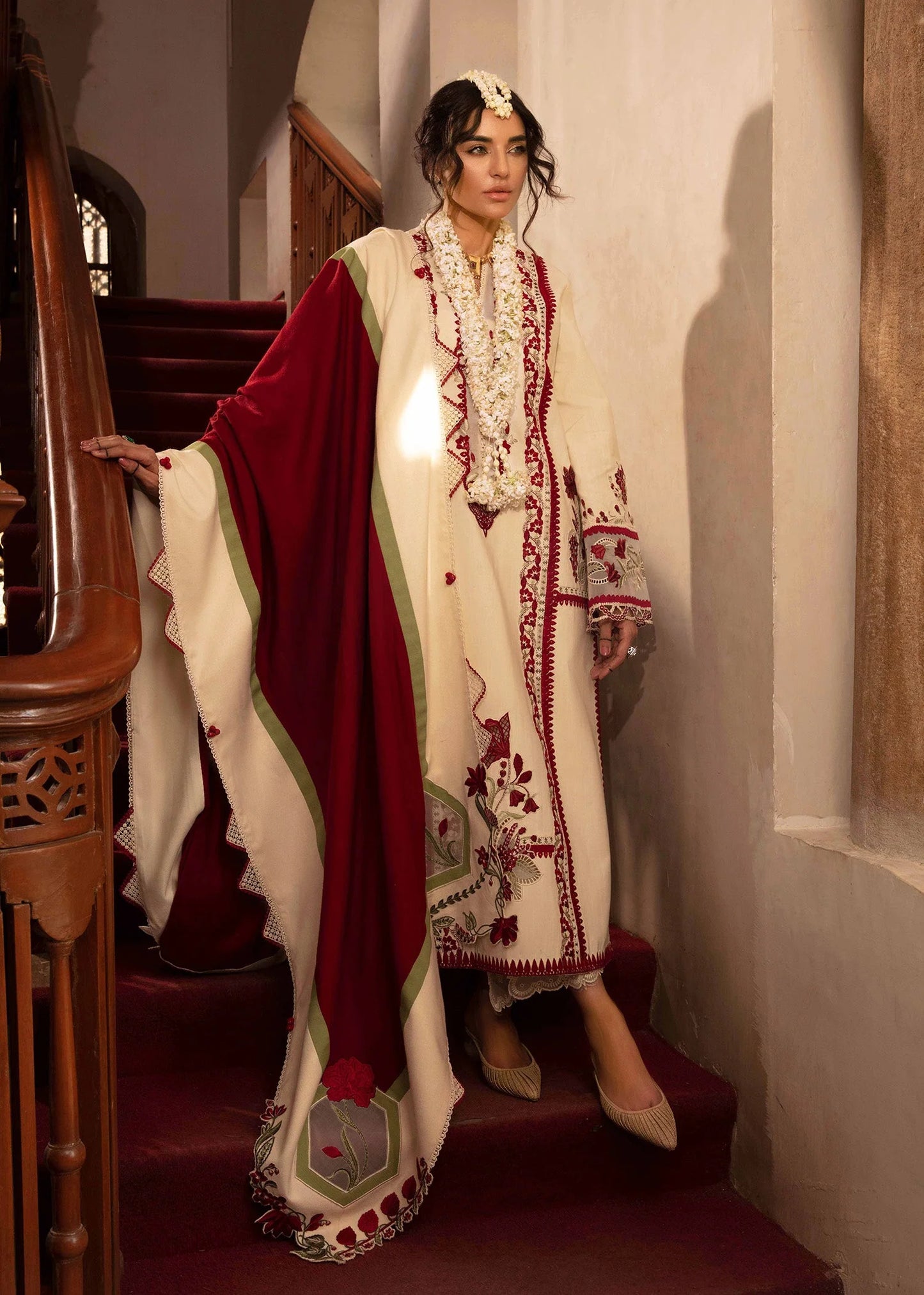 Crimson Winter Unstitched'24 - Musafir