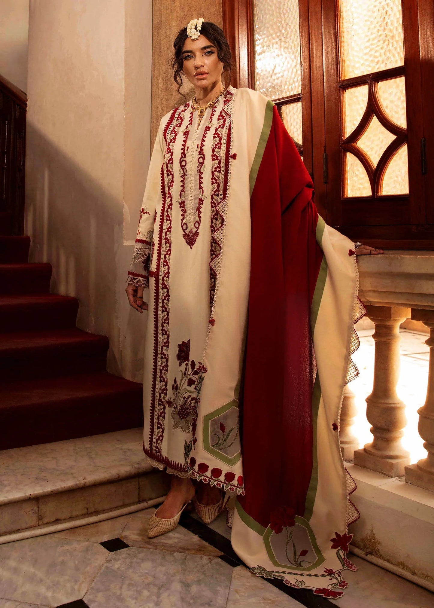 Crimson Winter Unstitched'24 - Musafir