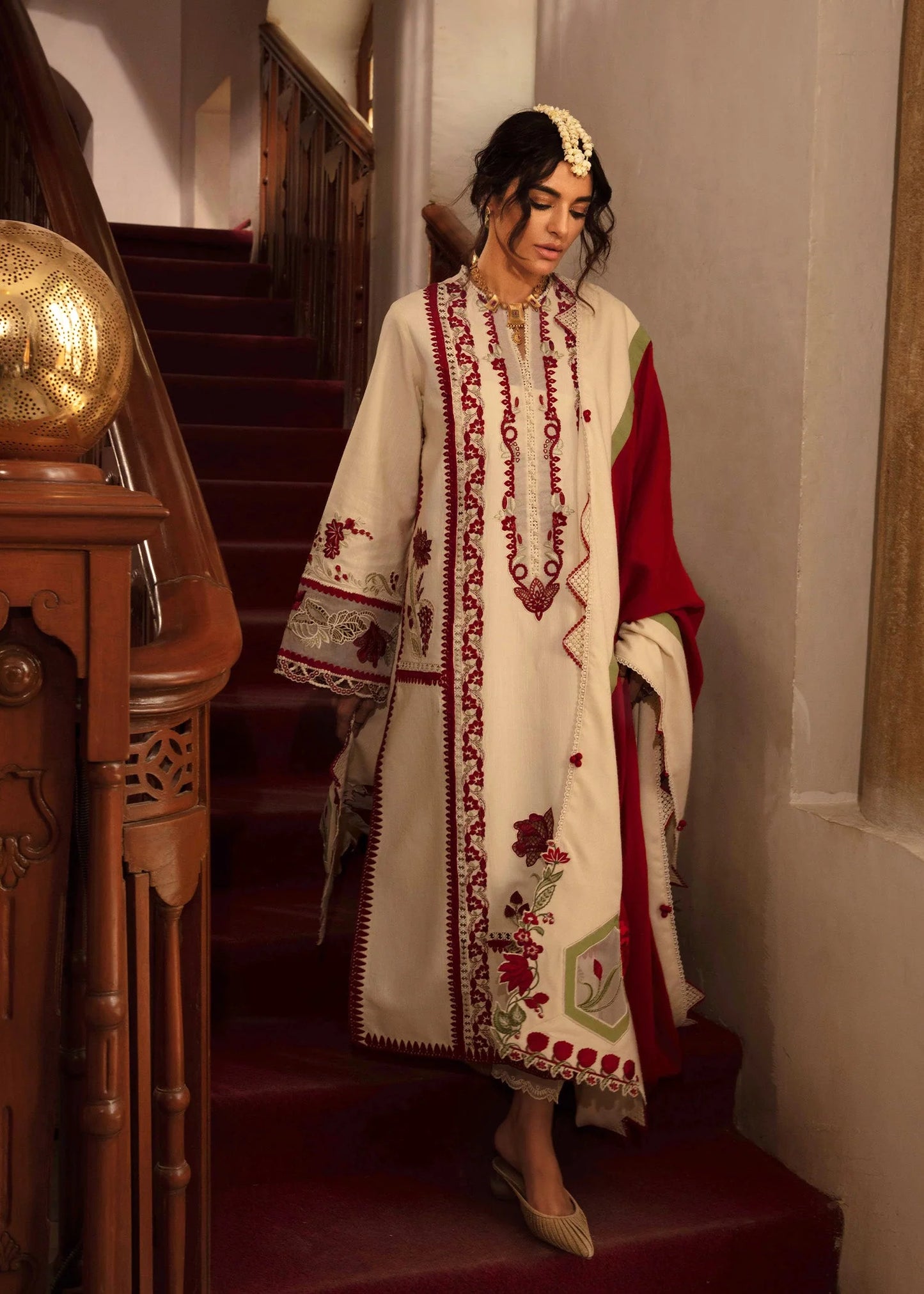 Crimson Winter Unstitched'24 - Musafir