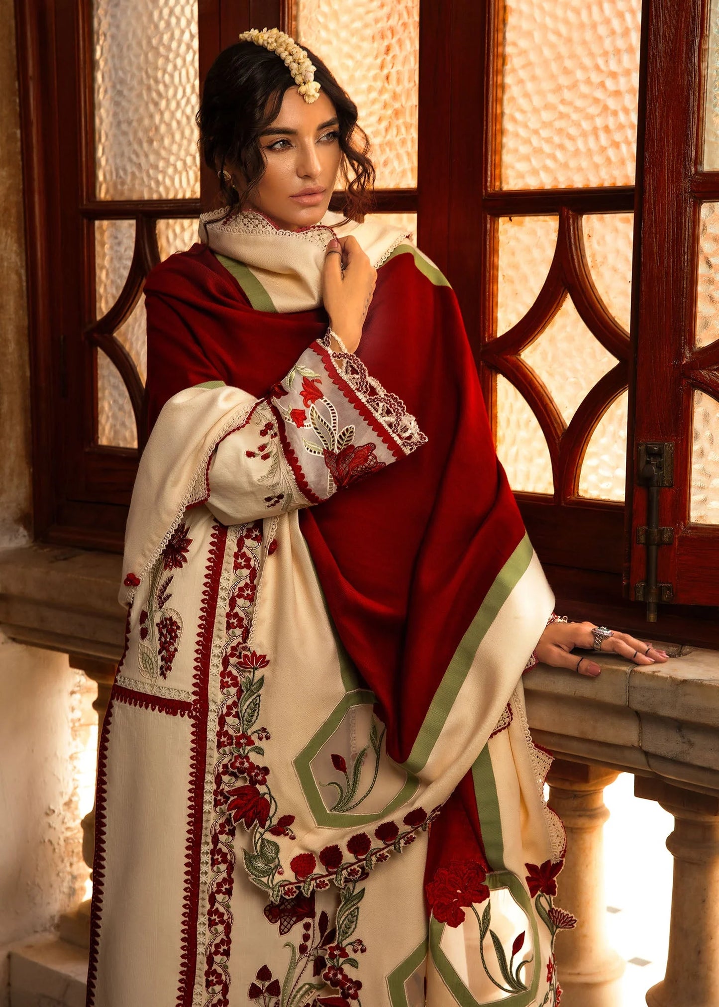 Crimson Winter Unstitched'24 - Musafir