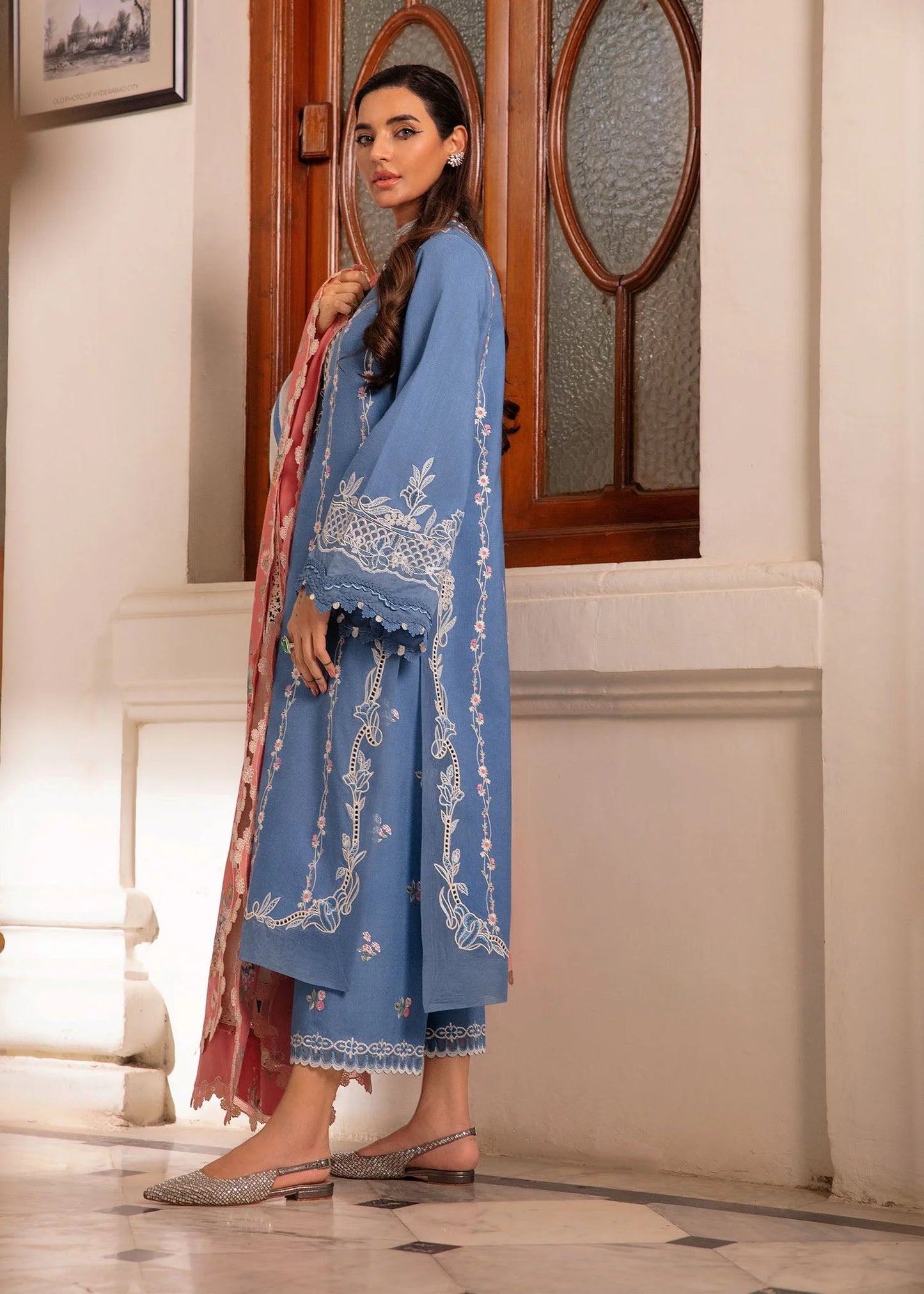 Crimson Winter Unstitched'24 - Modern Memsaab