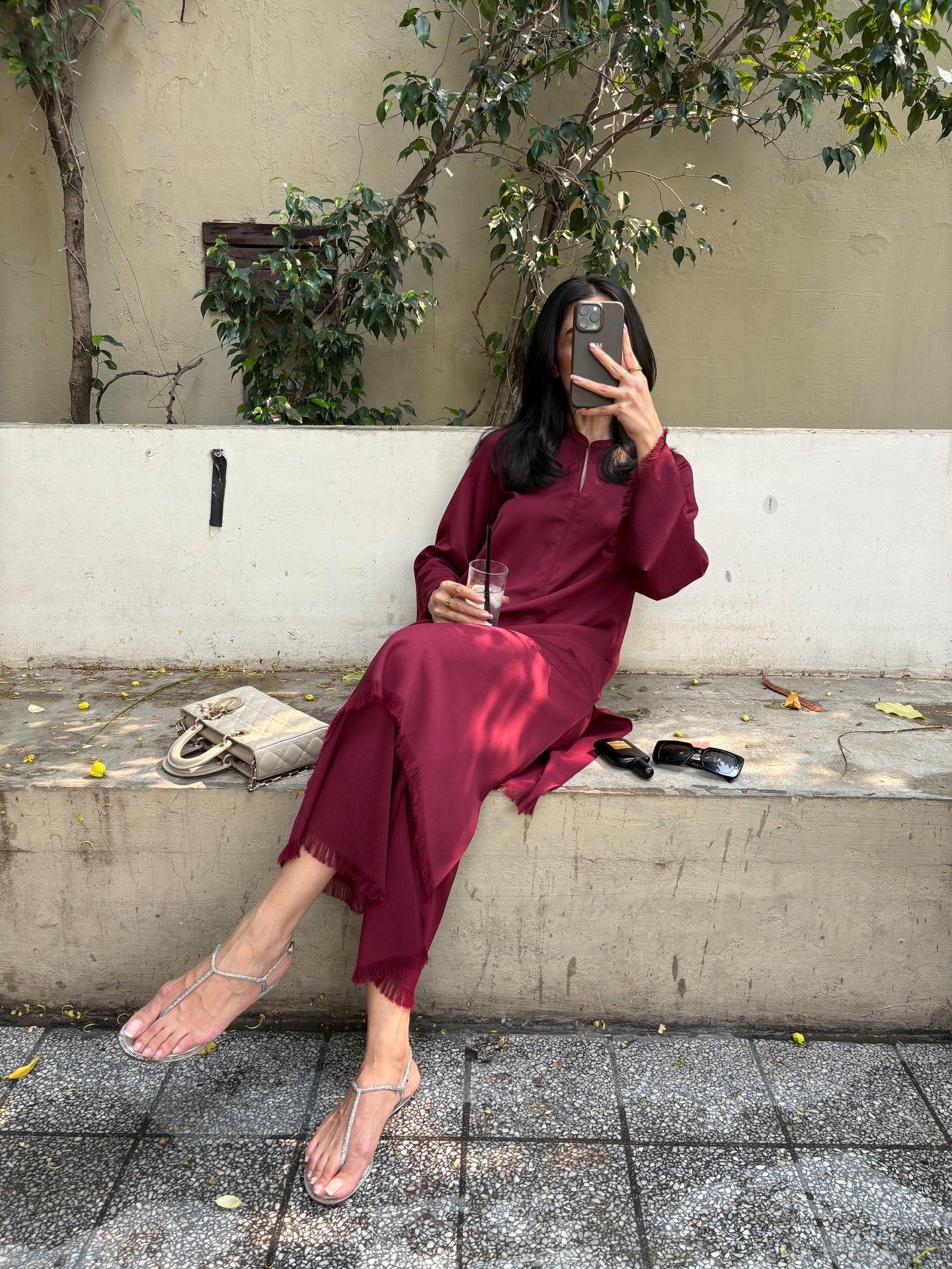Sak Atelier Burgundy Carlo Set