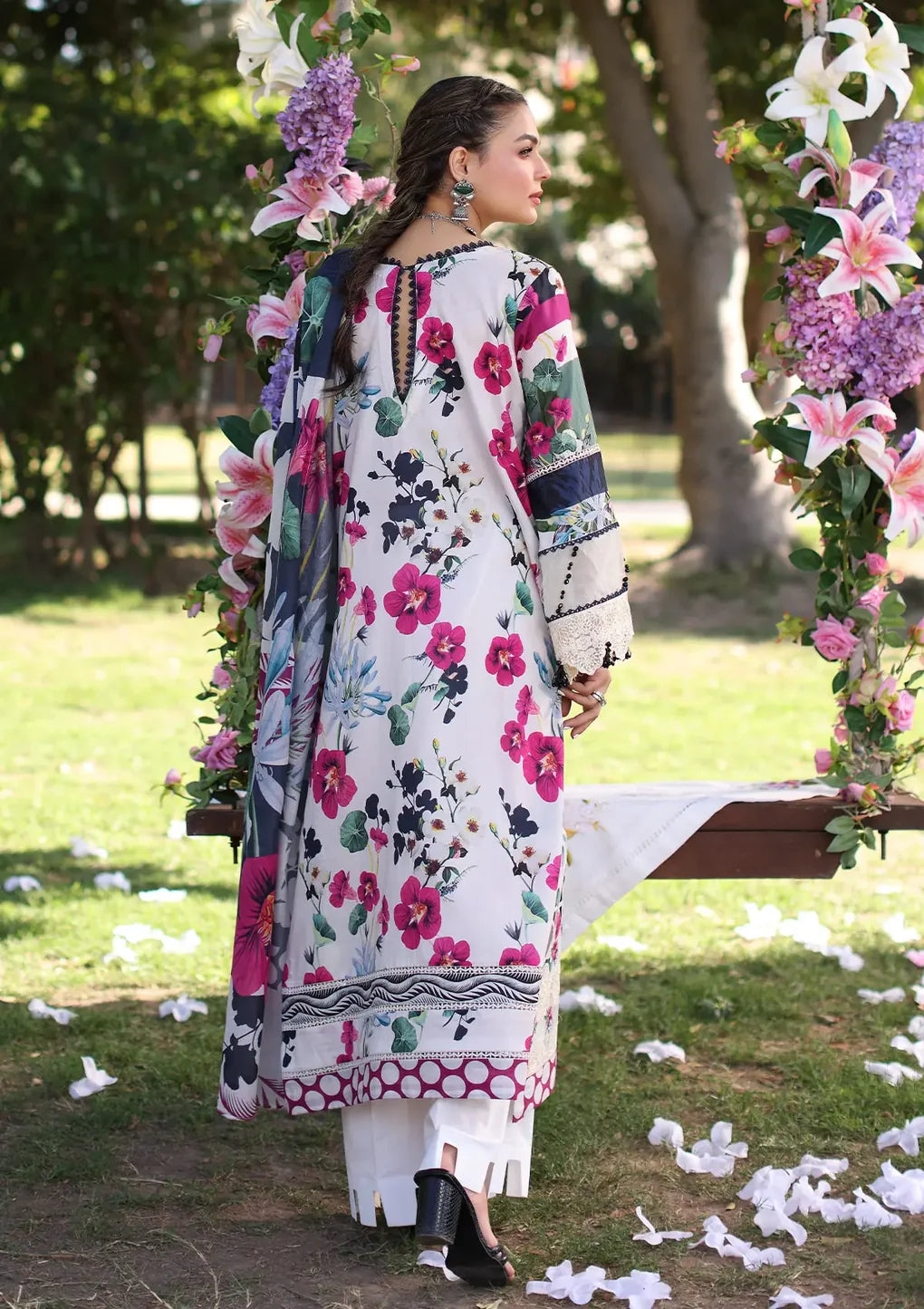 Elaf Chikankari Lawn 2024 | ECK-01A