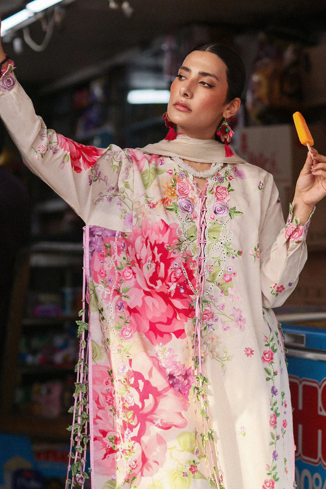 Zaha Festive Lawn '26 - Pink Mink Frolic (ZF26-05)