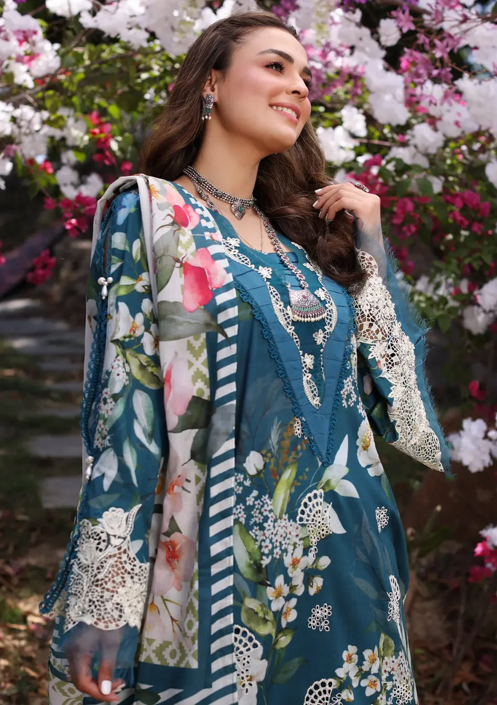 Elaf Chikankari Lawn 2024 | ECK-02B