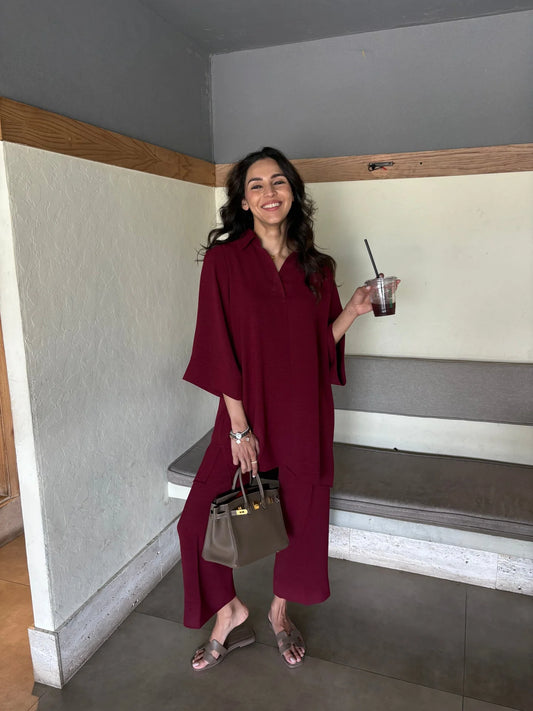 Sak Atelier Wine Red Toby Set