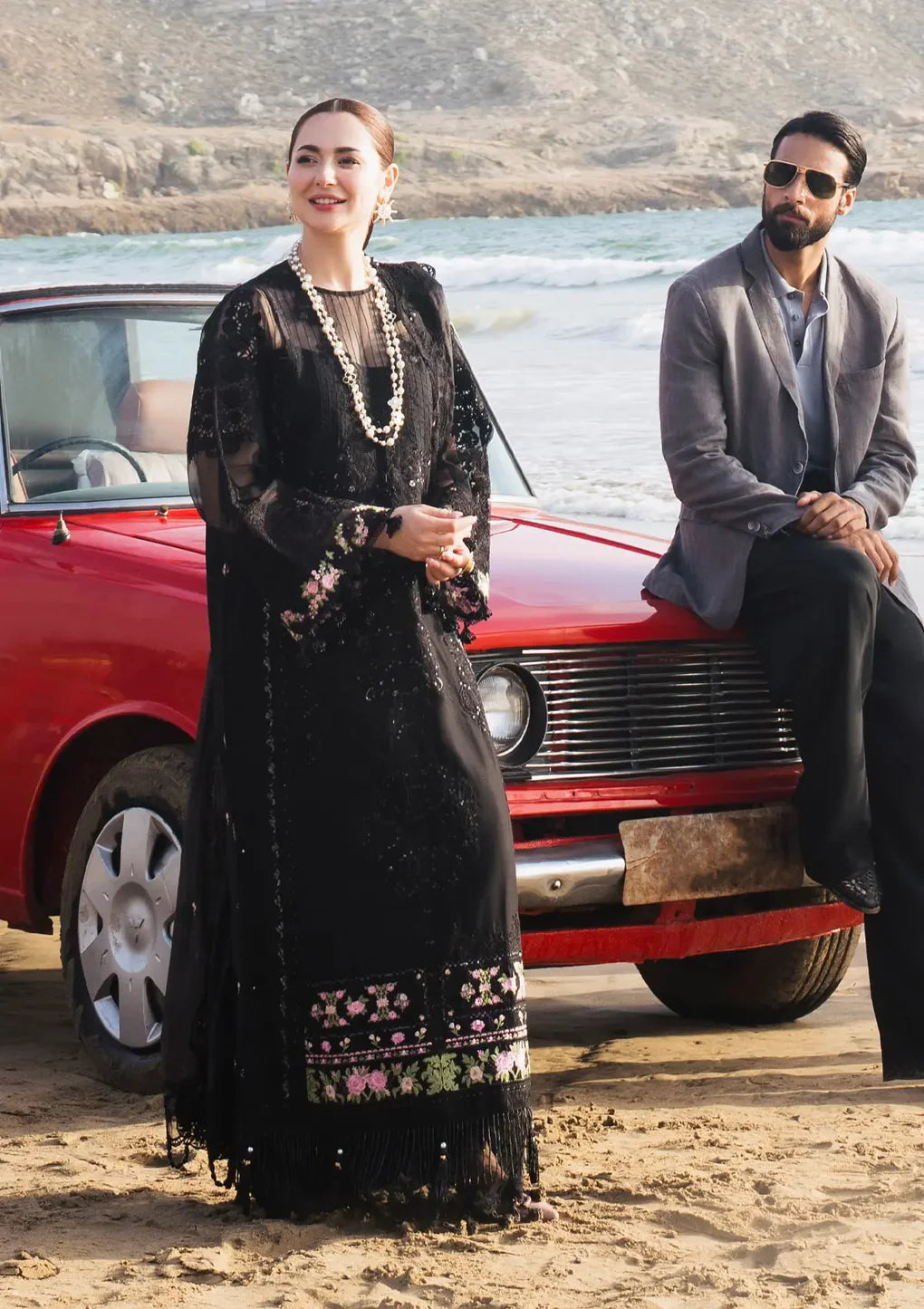 Hai Kuch Luxury Lawn X Hania Amir by Elaf | EHK-01A