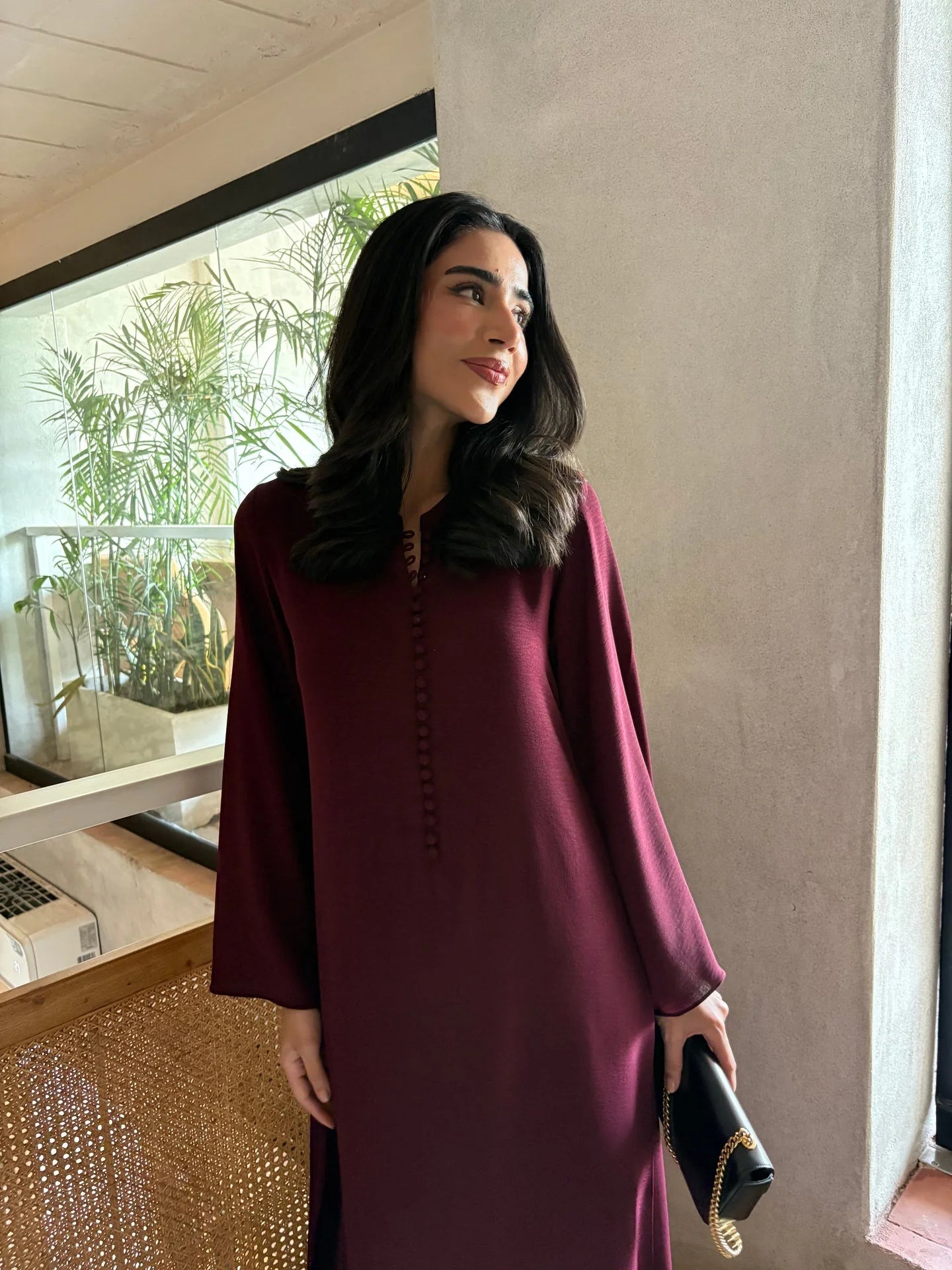 Sak Atelier Burgundy Ellie Set