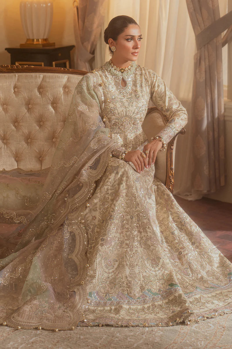 EMBROIDERED NET CH13-06 UNSTITCHED