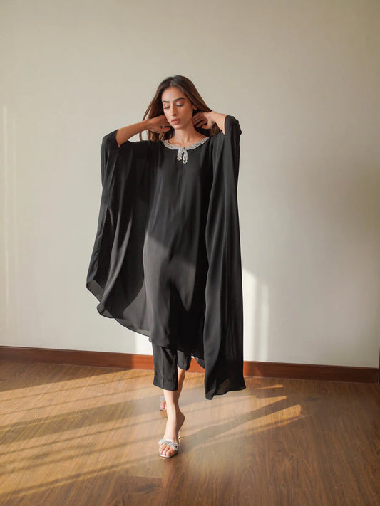 Sak Atelier Black Zuma Kaftaan