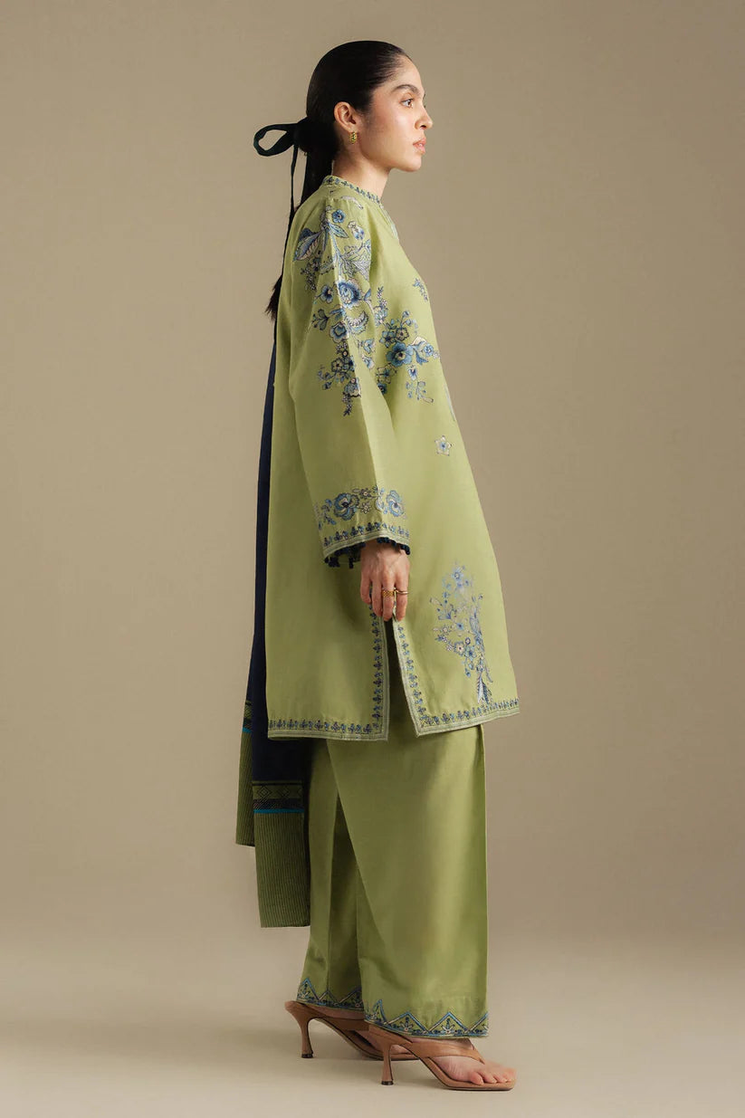 SNOWDROP-10B | Coco Winter Unstitched’25 | Zara Shahjahan