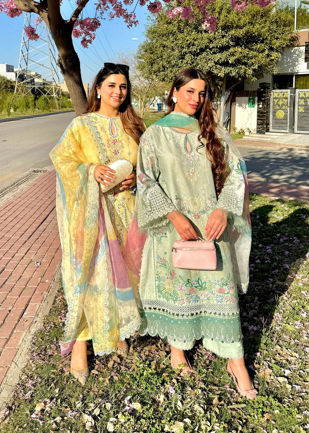 Sadaf Fawad Khan Siraa Lawn'25 - MID SUMMER EVENING - A