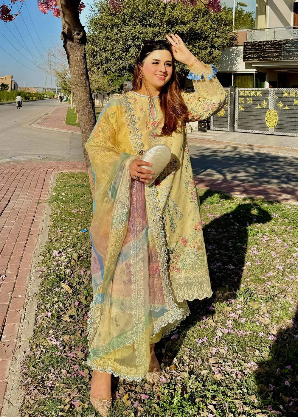 Sadaf Fawad Khan Siraa Lawn'25 - MID SUMMER EVENING - B