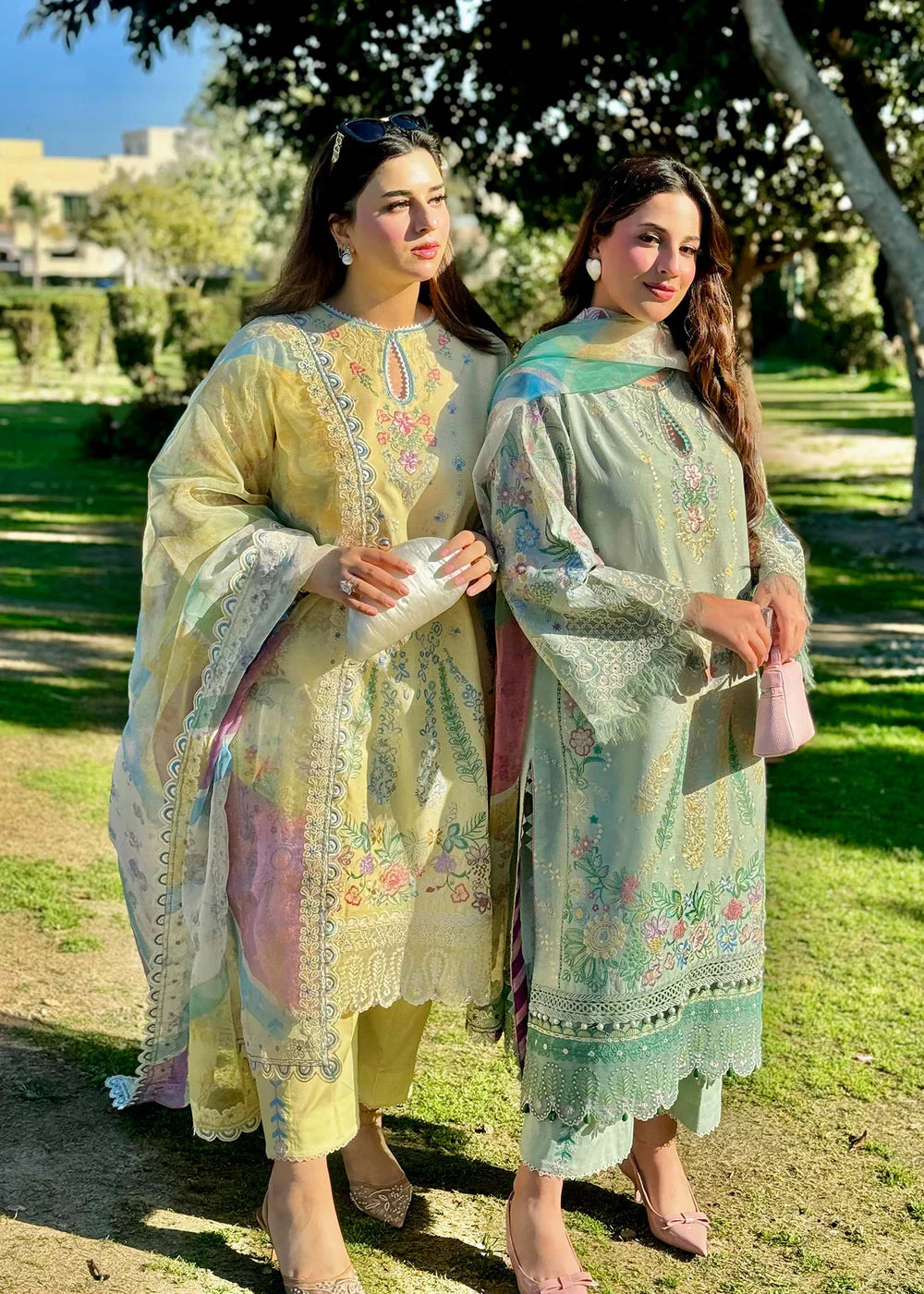 Sadaf Fawad Khan Siraa Lawn'25 - MID SUMMER EVENING - B