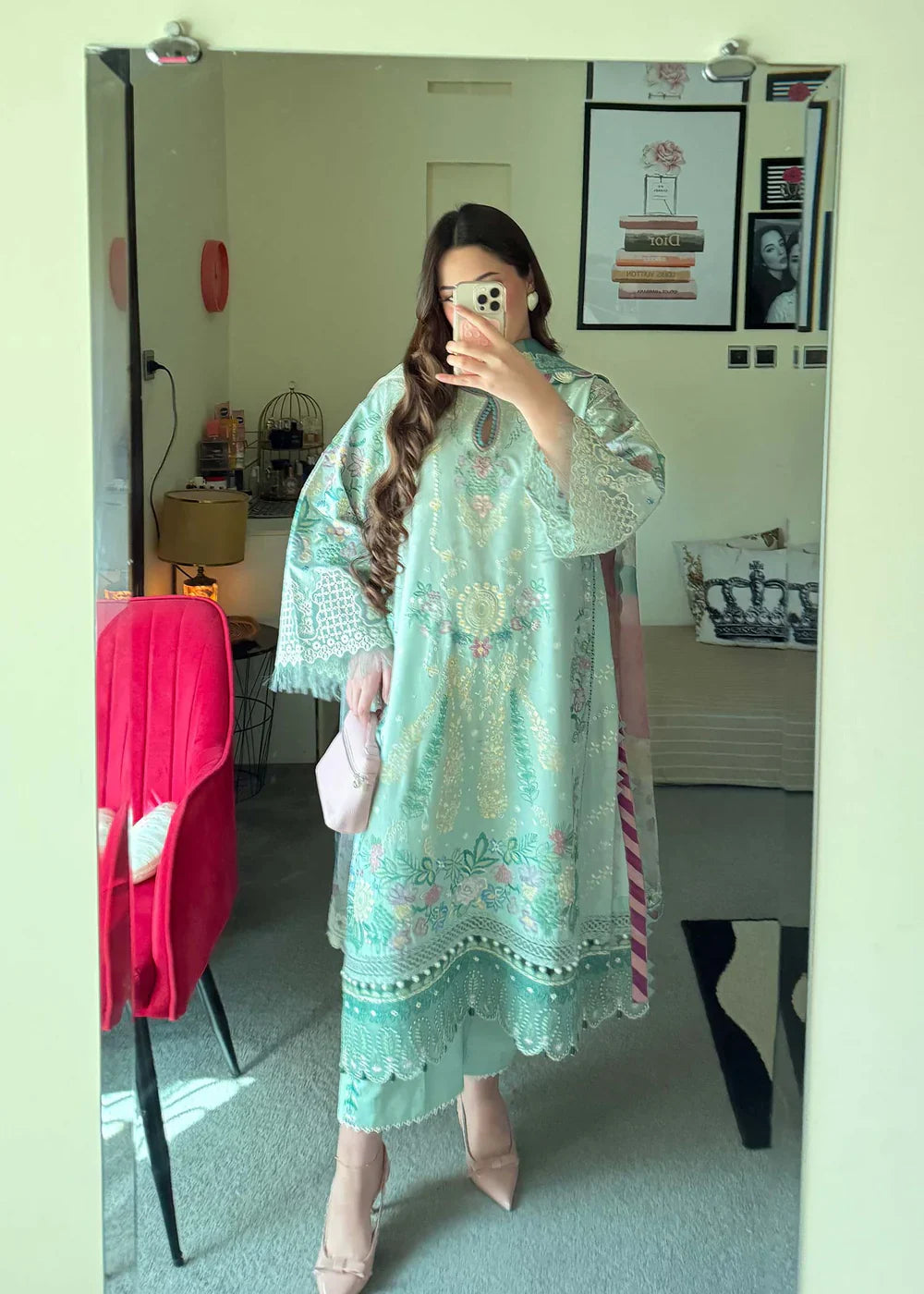 Sadaf Fawad Khan Siraa Lawn'25 - MID SUMMER EVENING - A