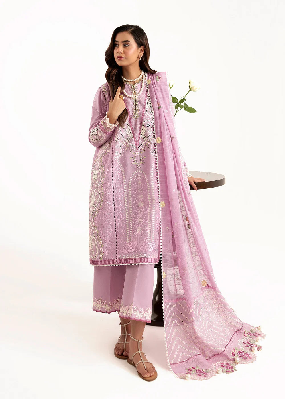 Sadaf Fawad Khan Siraa Lawn'25 - FRENCH HEARTS - B