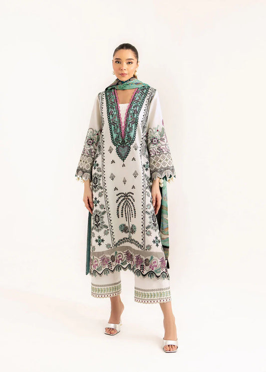 Sadaf Fawad Khan Siraa Lawn'25 - PALM ISLAND - B