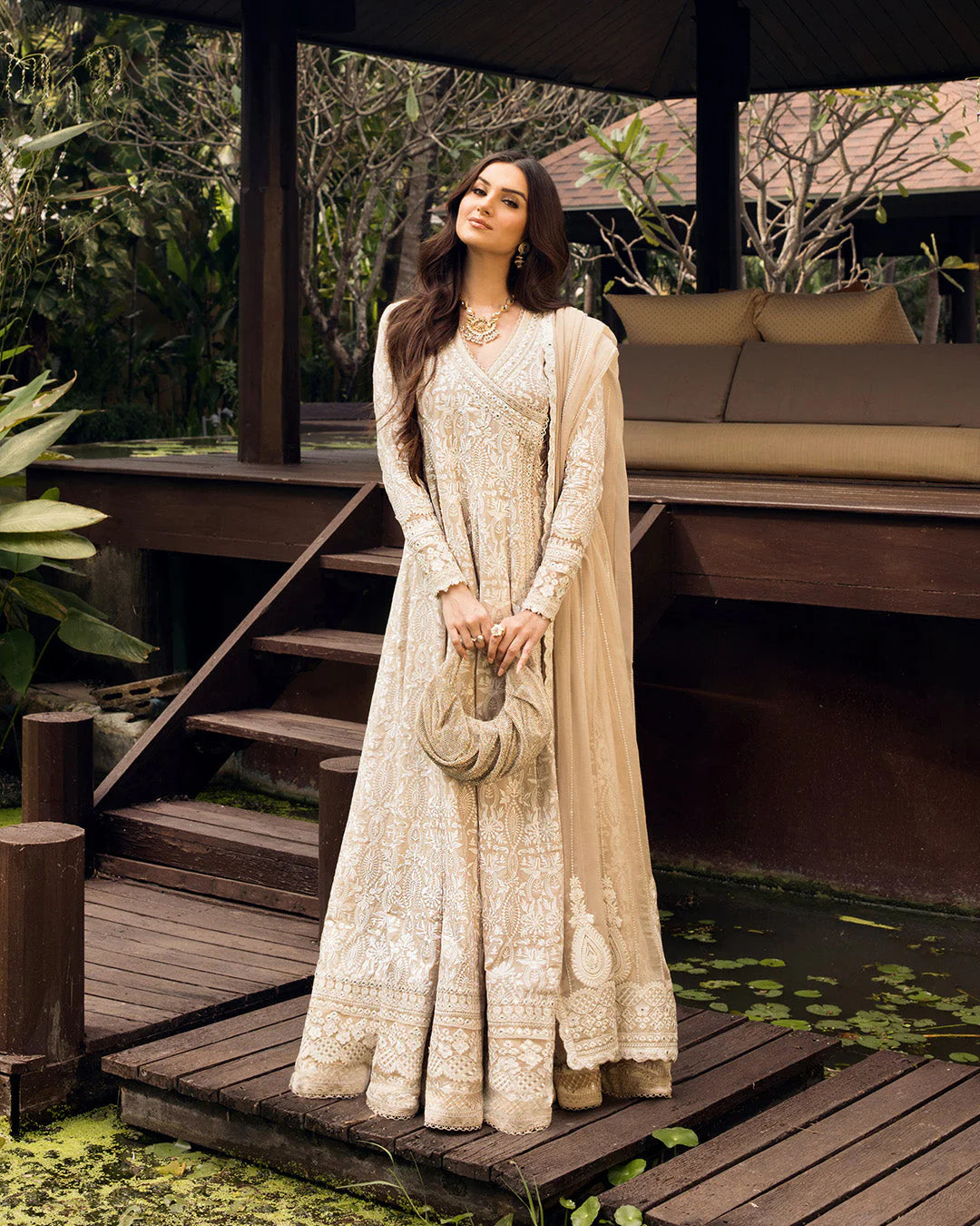 Faiza Saqlain Zinnia Luxury Lawn '25 - Ilima