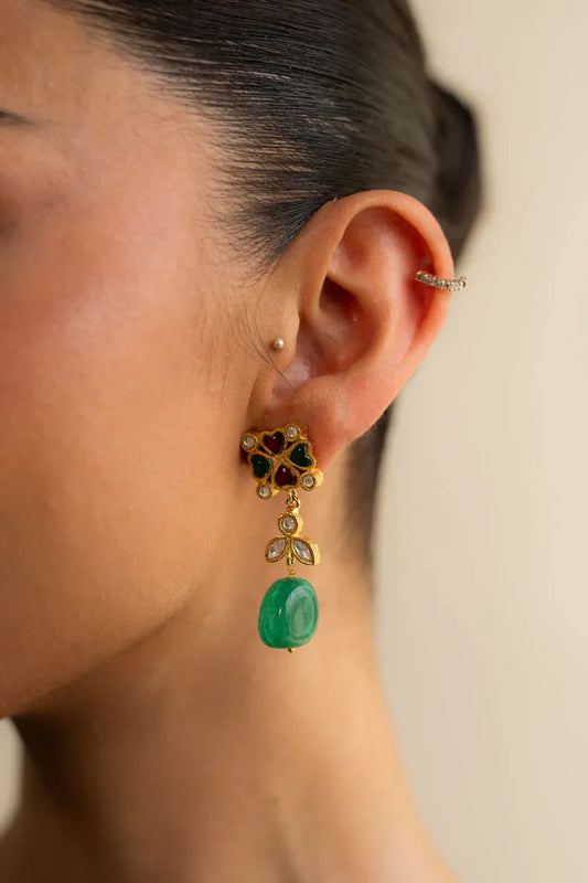 HANSLIYA EARNINGS | ZARA SHAHJAHAN | JEWELLERY