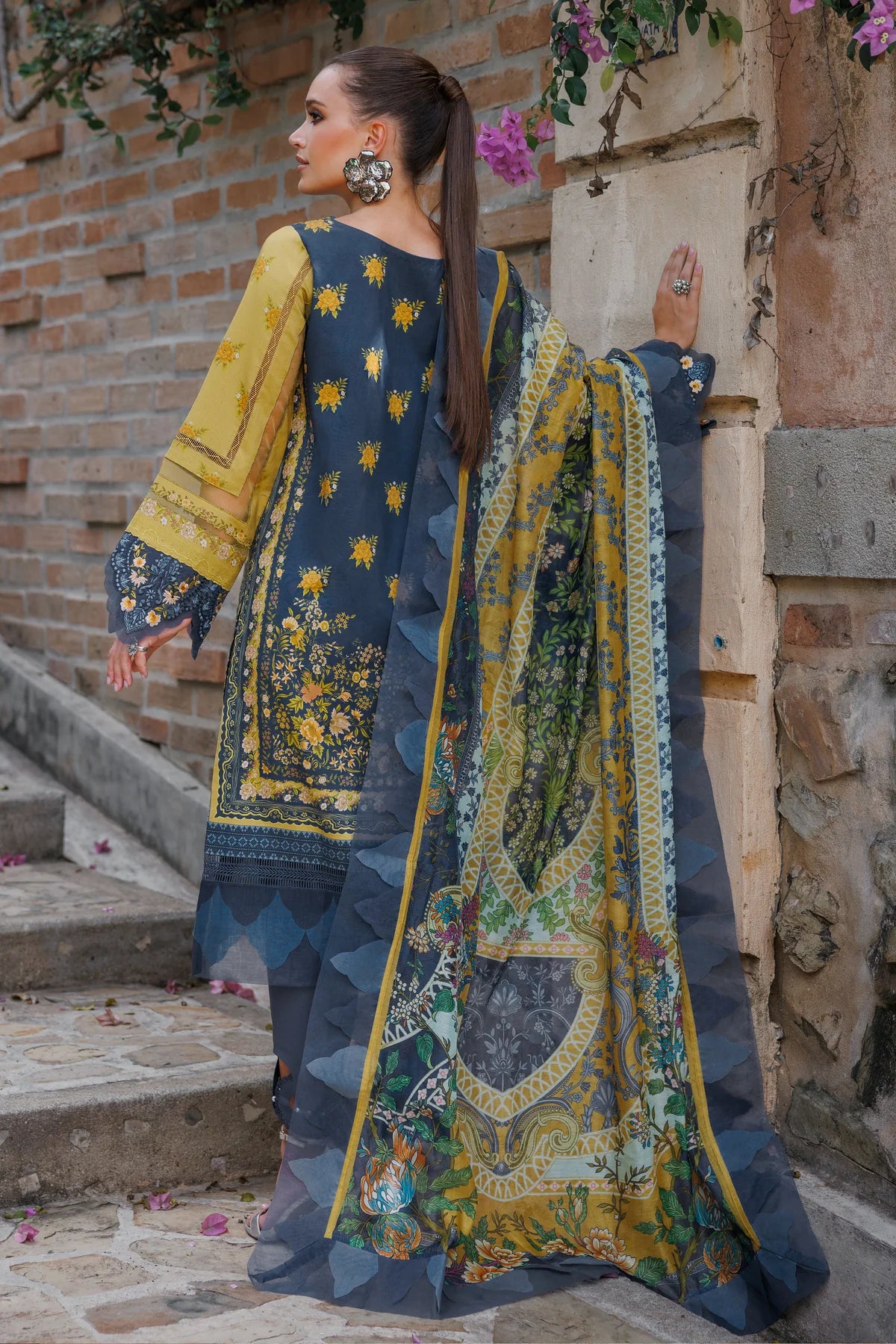 BLISS LINEN 2024 ROYAL-YELLOW SET