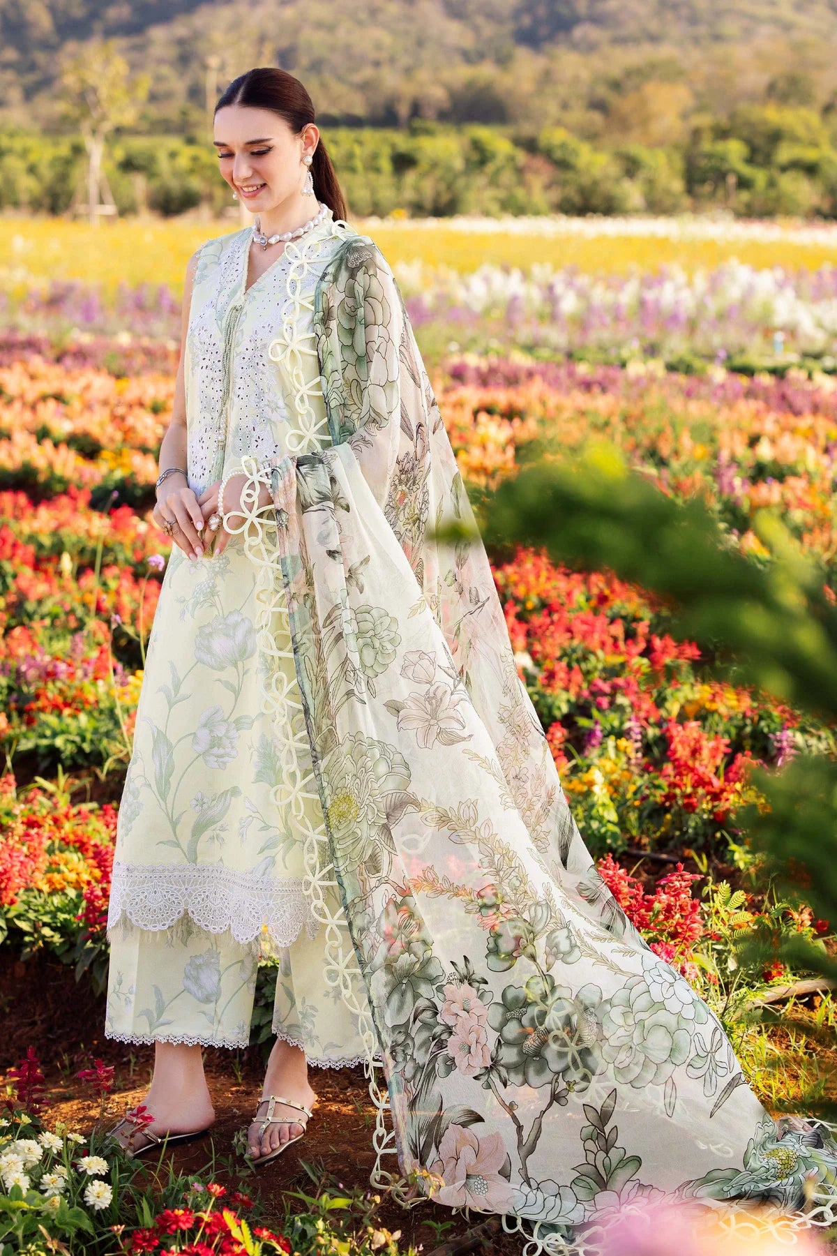 JADE FLORA LAWN 03PC 2025 - DAISY