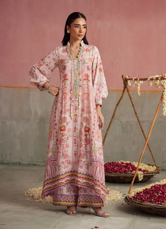 Farah Talib Aziz Mayna Festive Prints '25 - Nisa Blush Shirt