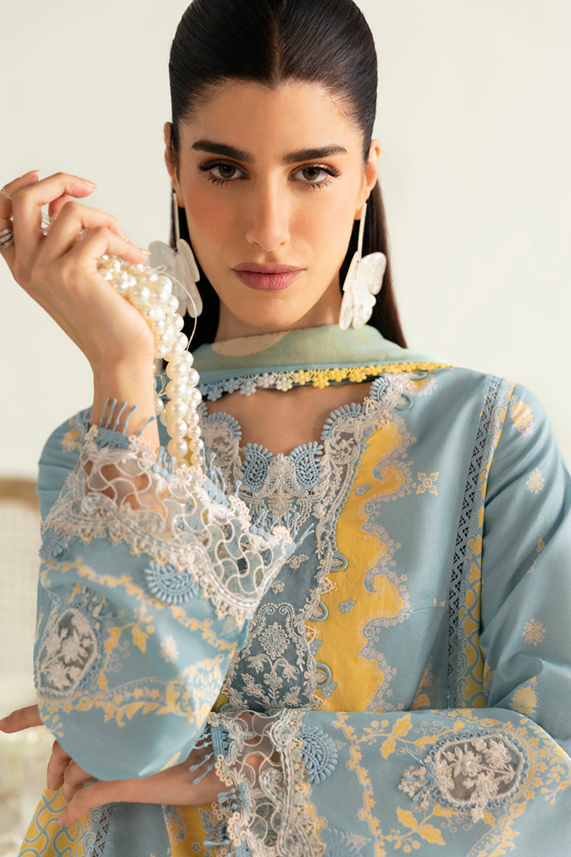 Qalamkar QPrints Unstitched Printed Lawn | 06A