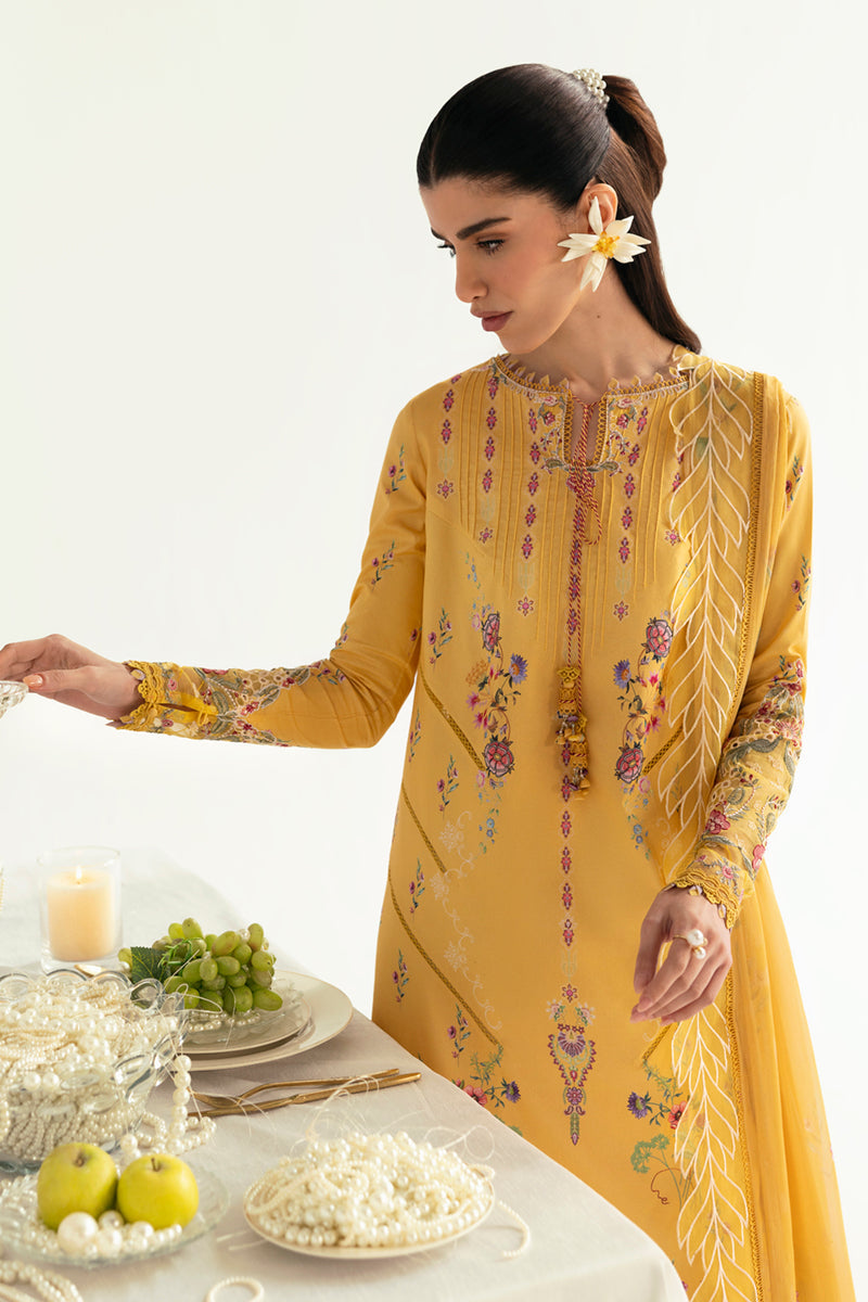 Qalamkar QPrints Unstitched Printed Lawn | 03B
