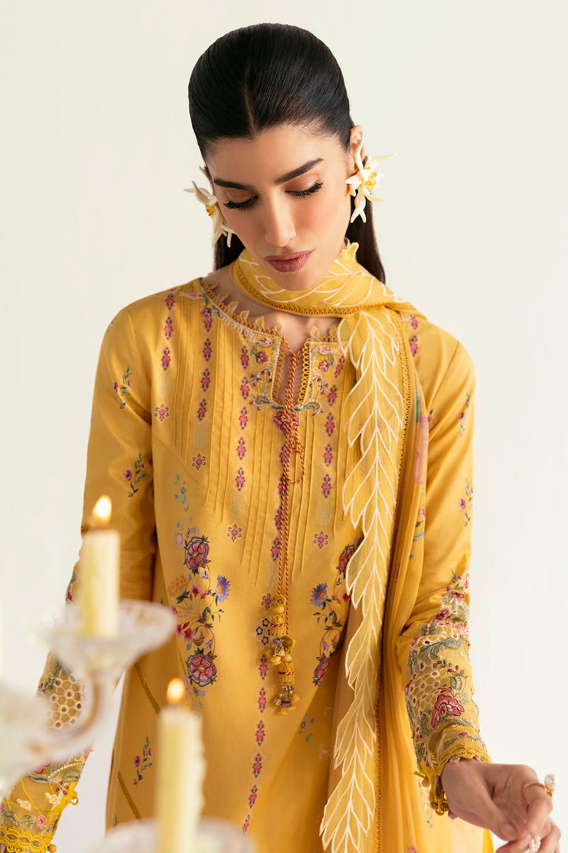 Qalamkar QPrints Unstitched Printed Lawn | 03B