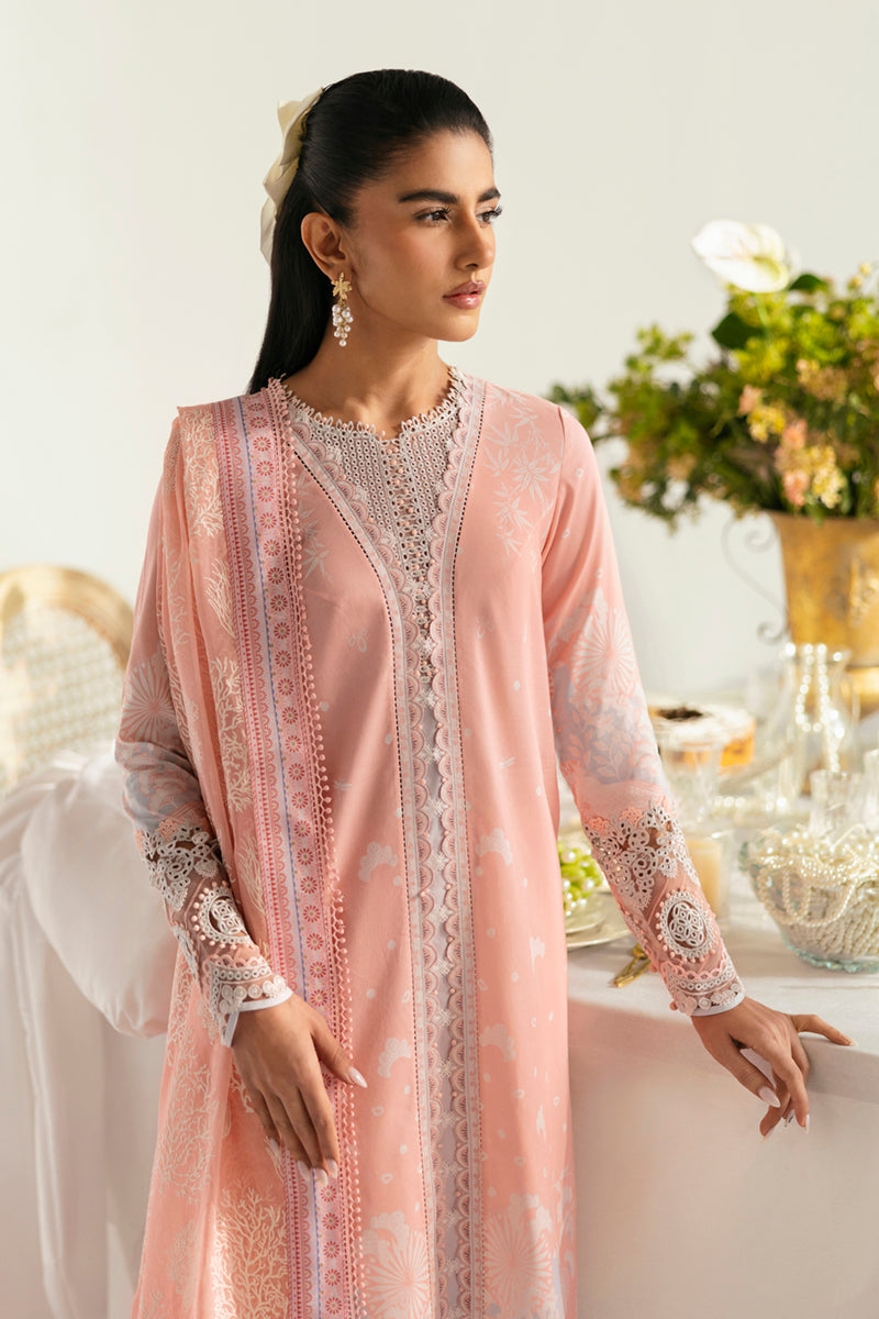 Qalamkar QPrints Unstitched Printed Lawn | 02B