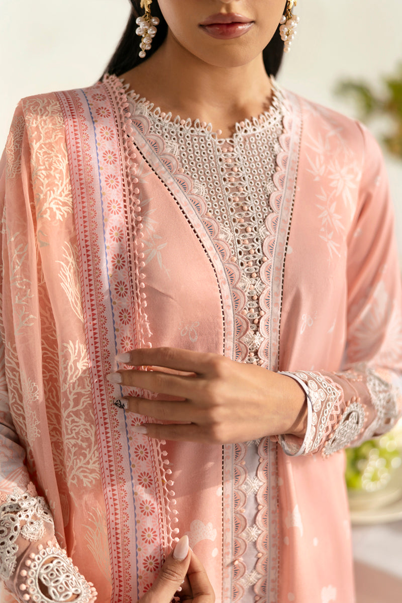 Qalamkar QPrints Unstitched Printed Lawn | 02B