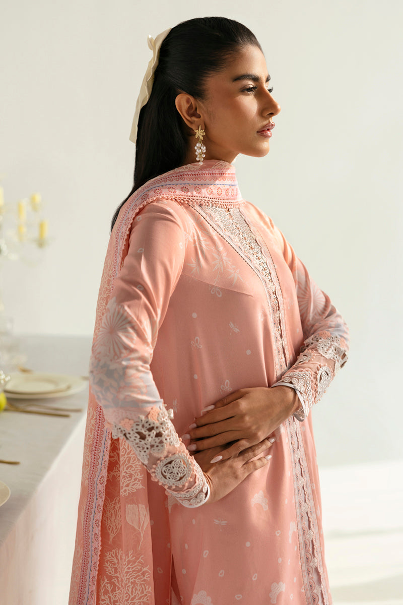 Qalamkar QPrints Unstitched Printed Lawn | 02B