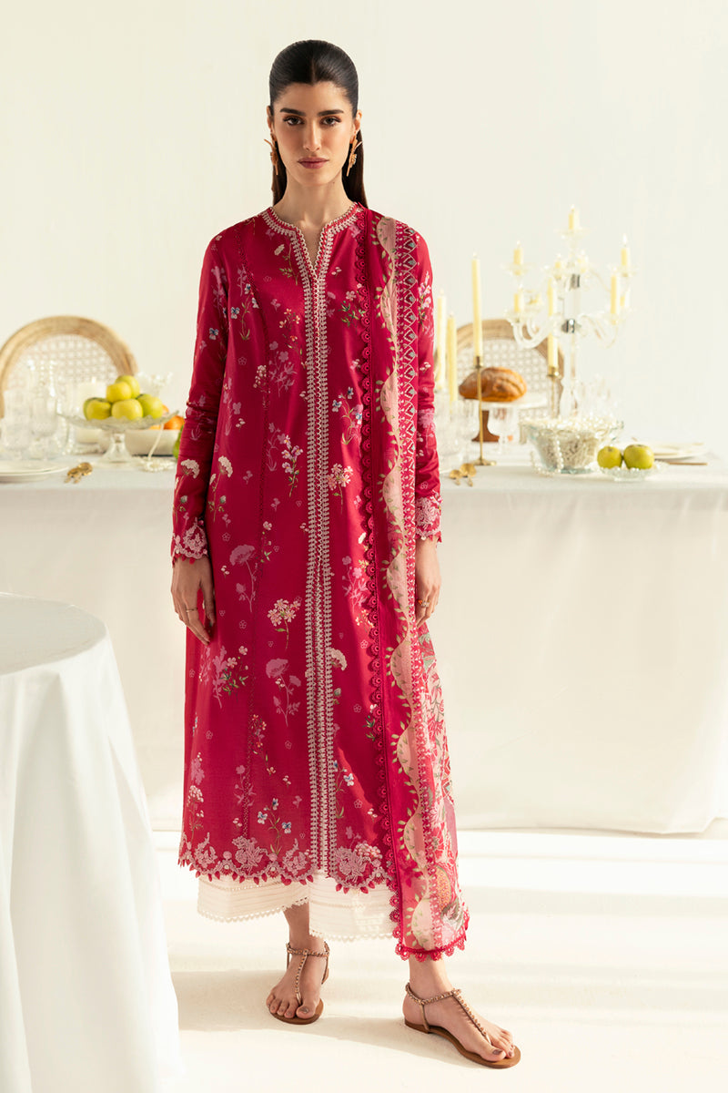 Qalamkar QPrints Unstitched Printed Lawn | 08A