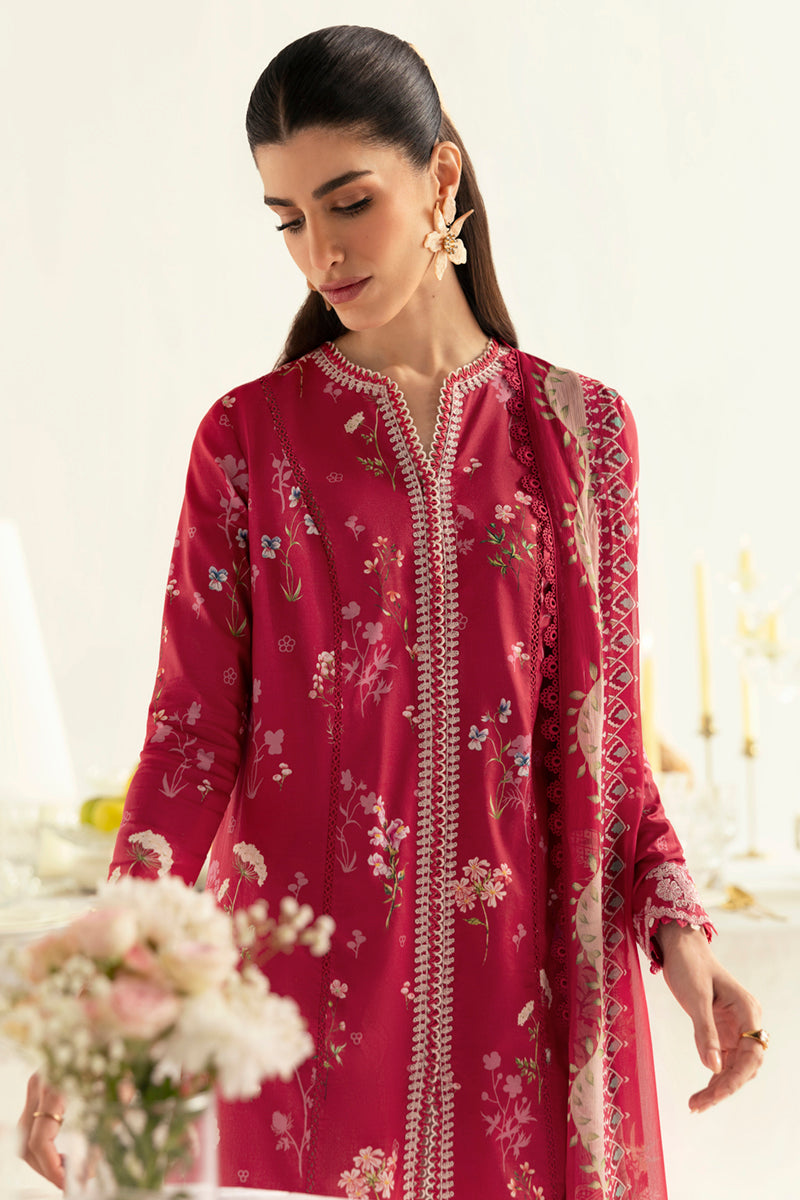 Qalamkar QPrints Unstitched Printed Lawn | 08A
