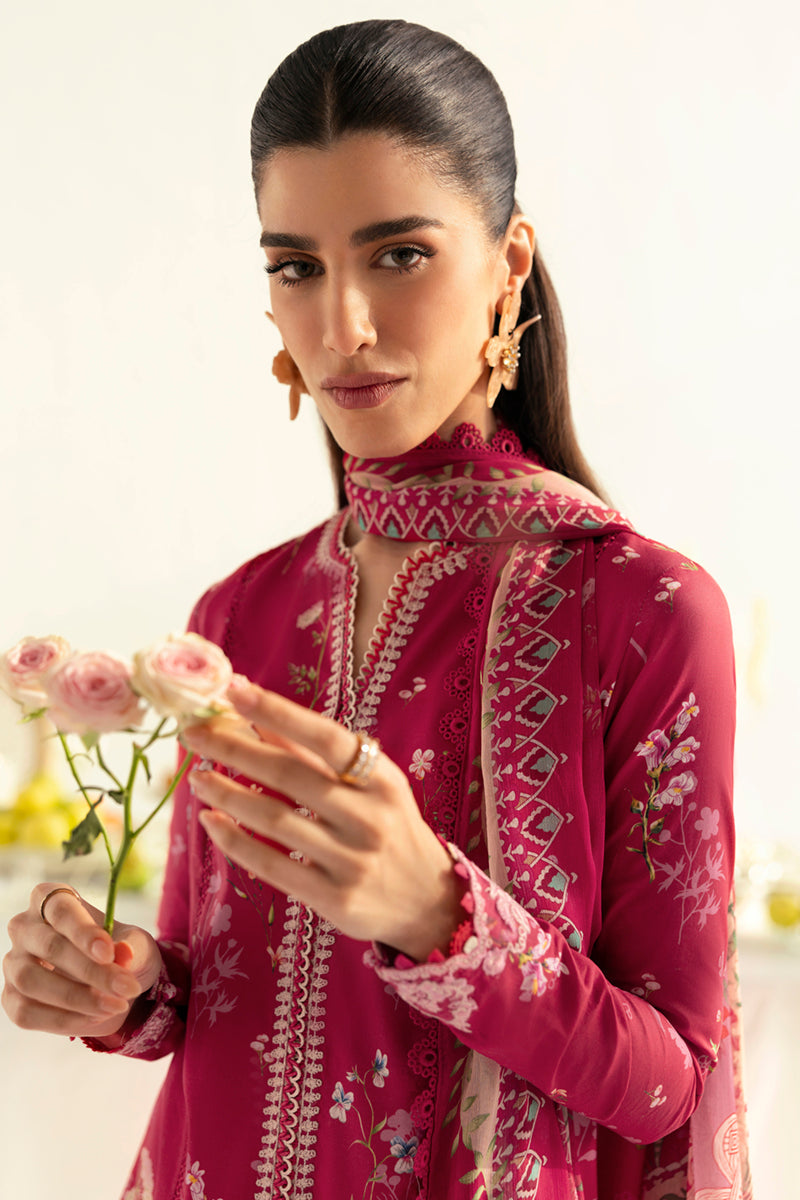 Qalamkar QPrints Unstitched Printed Lawn | 08A