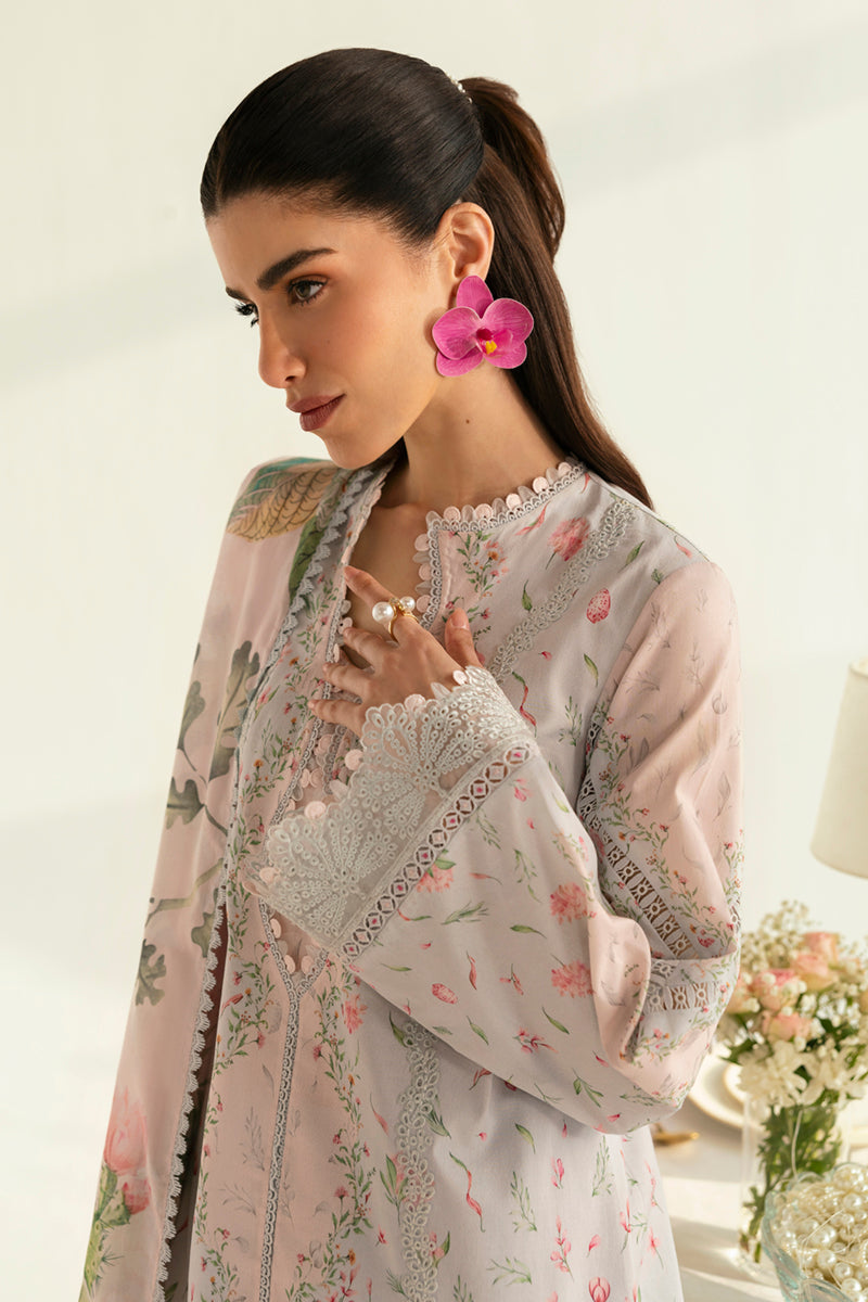 Qalamkar QPrints Unstitched Printed Lawn | 07B