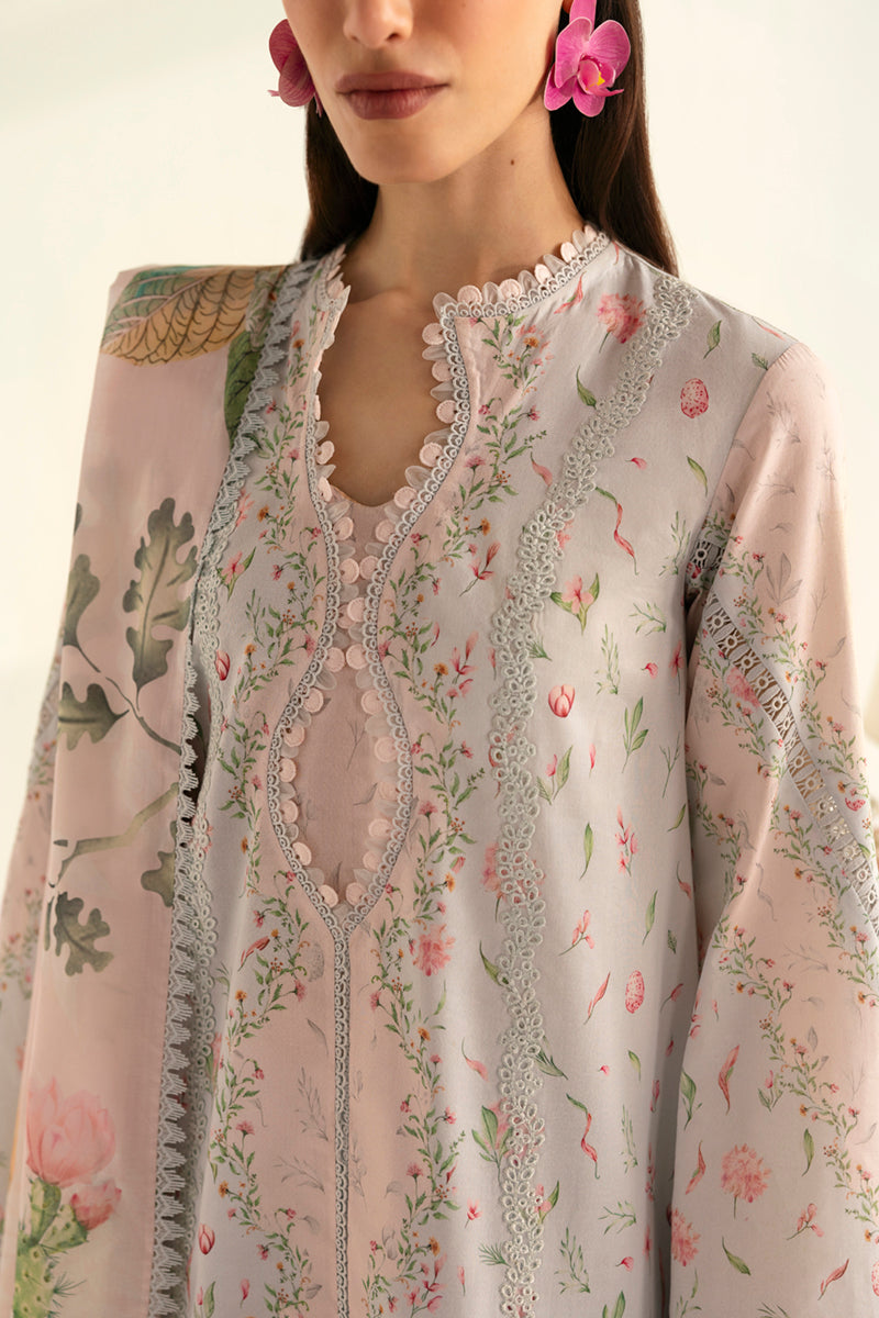 Qalamkar QPrints Unstitched Printed Lawn | 07B