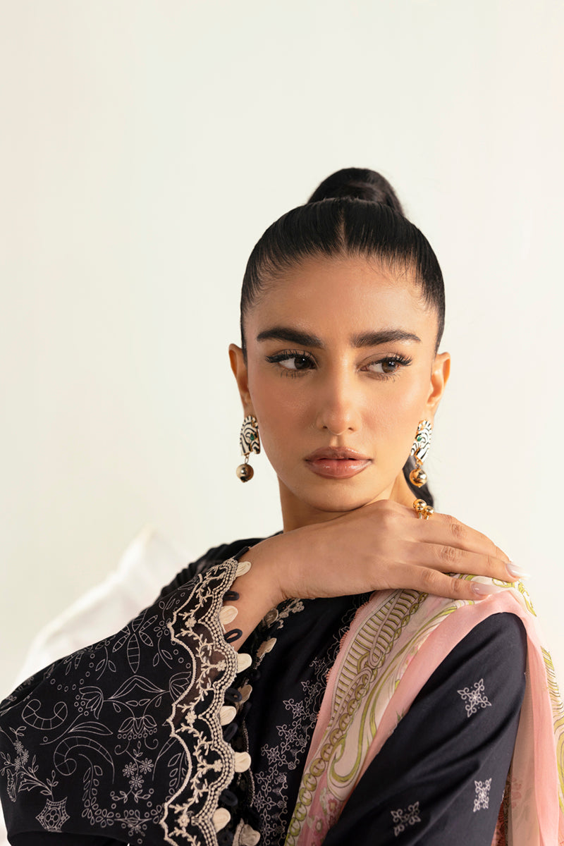 Qalamkar QPrints Unstitched Printed Lawn | 09B