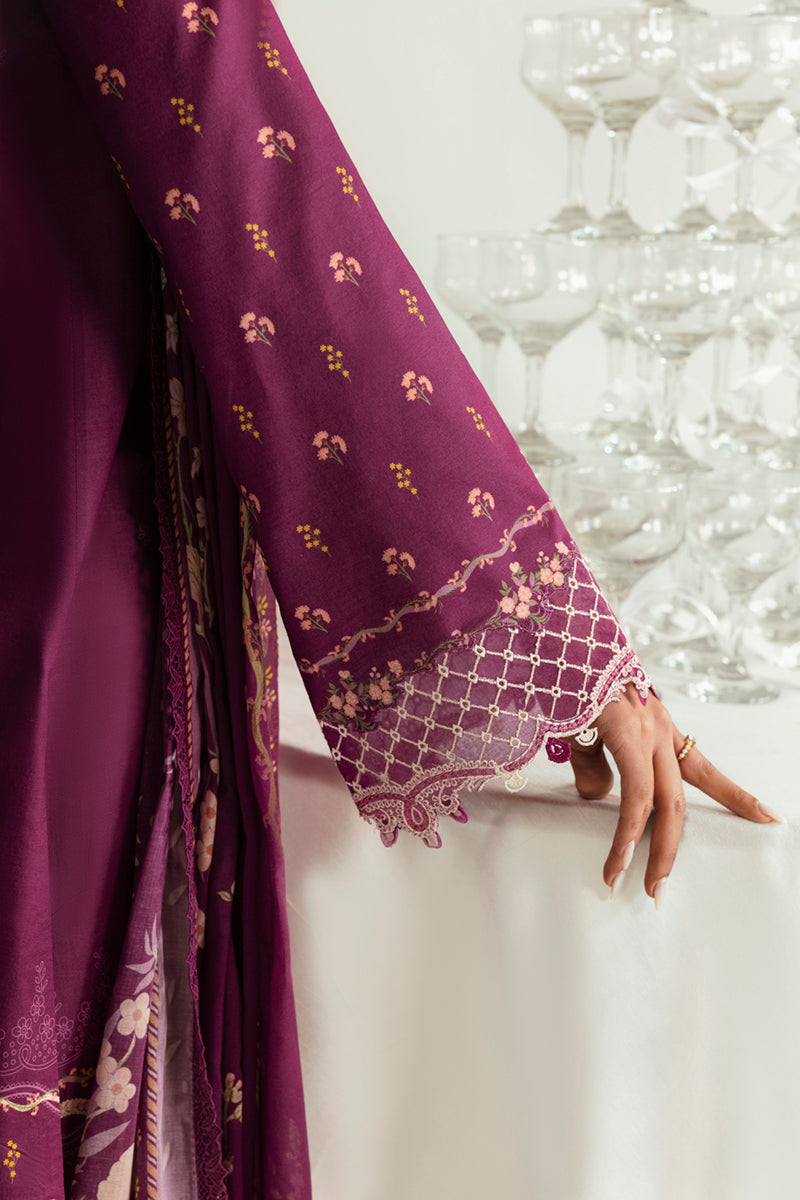 Qalamkar QPrints Unstitched Printed Lawn | 01B