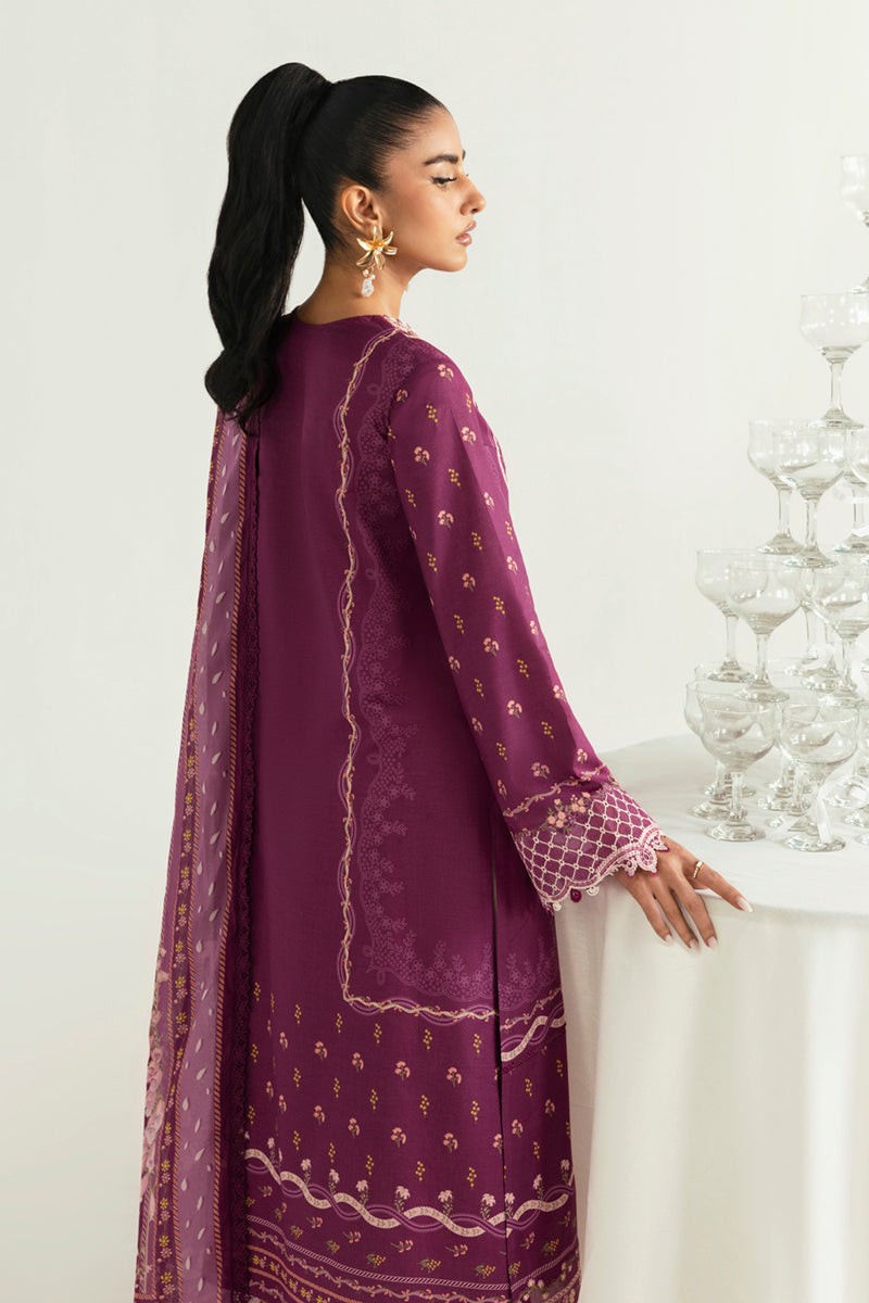 Qalamkar QPrints Unstitched Printed Lawn | 01B