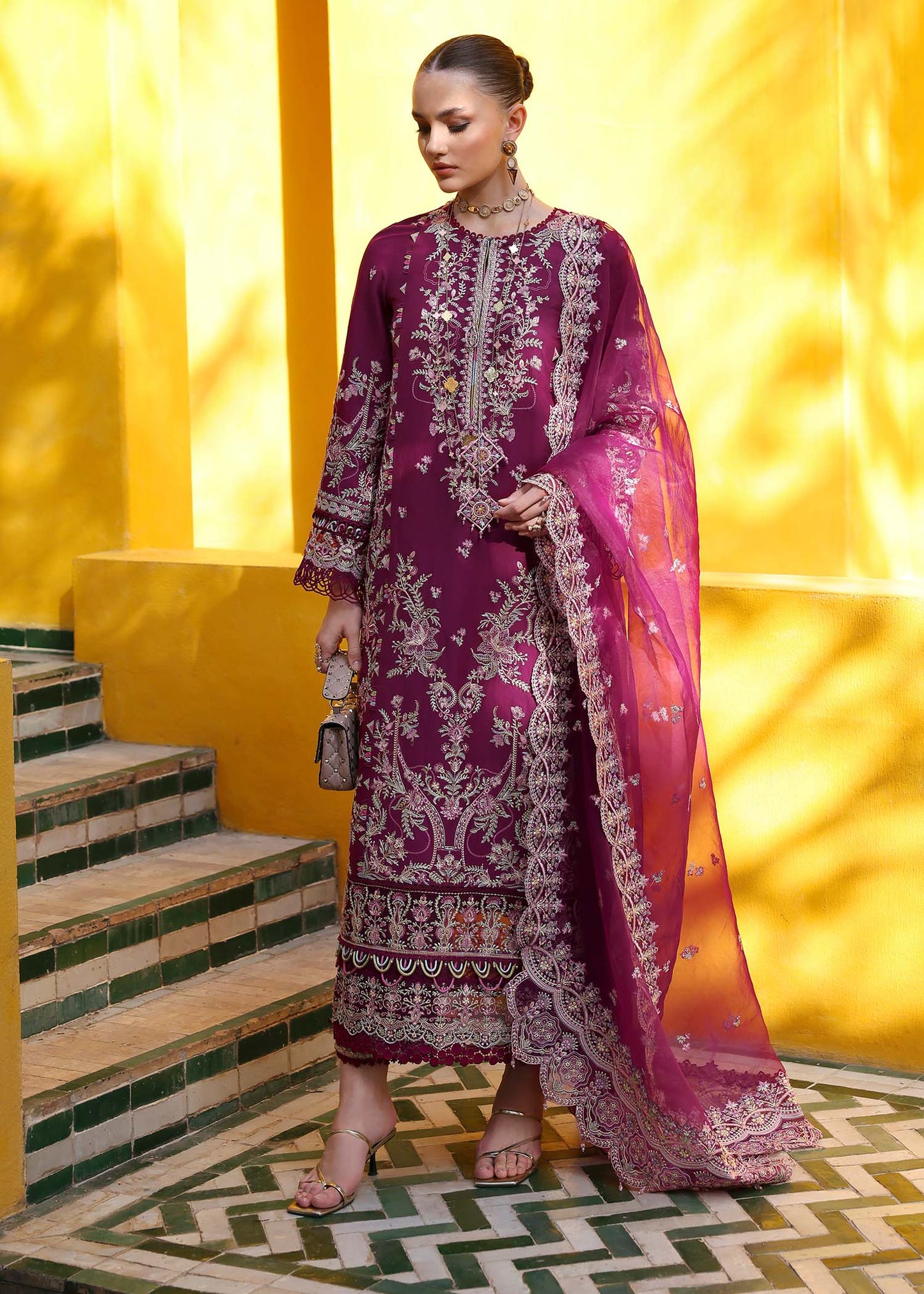 Elysia Luxury Lawn 2025 by Kanwal Malik | Lavena
