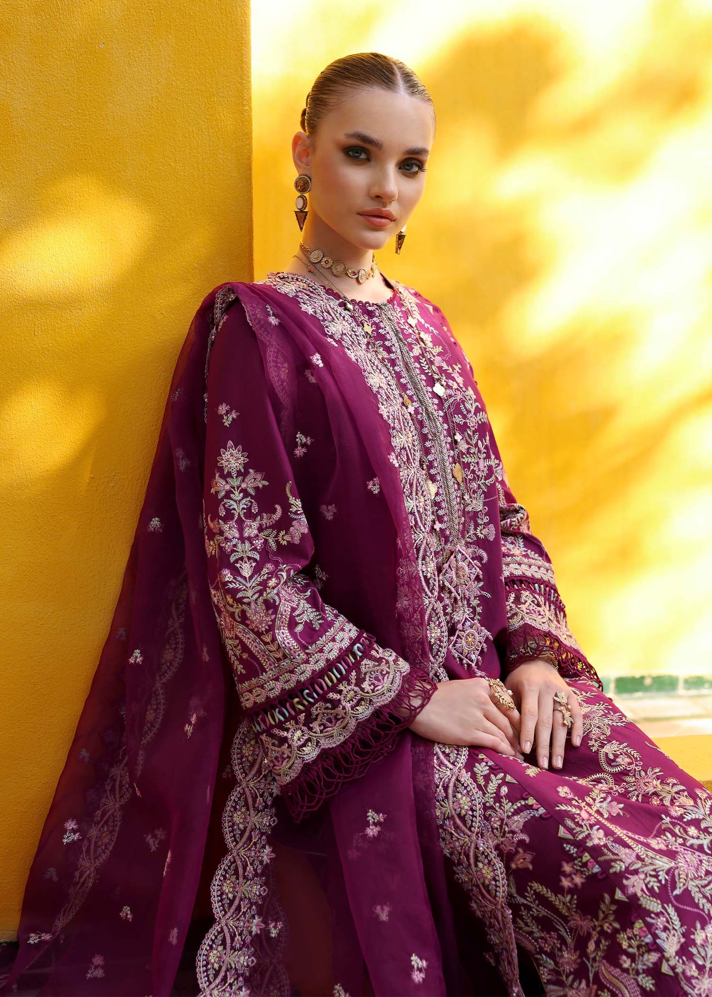Elysia Luxury Lawn 2025 by Kanwal Malik | Lavena