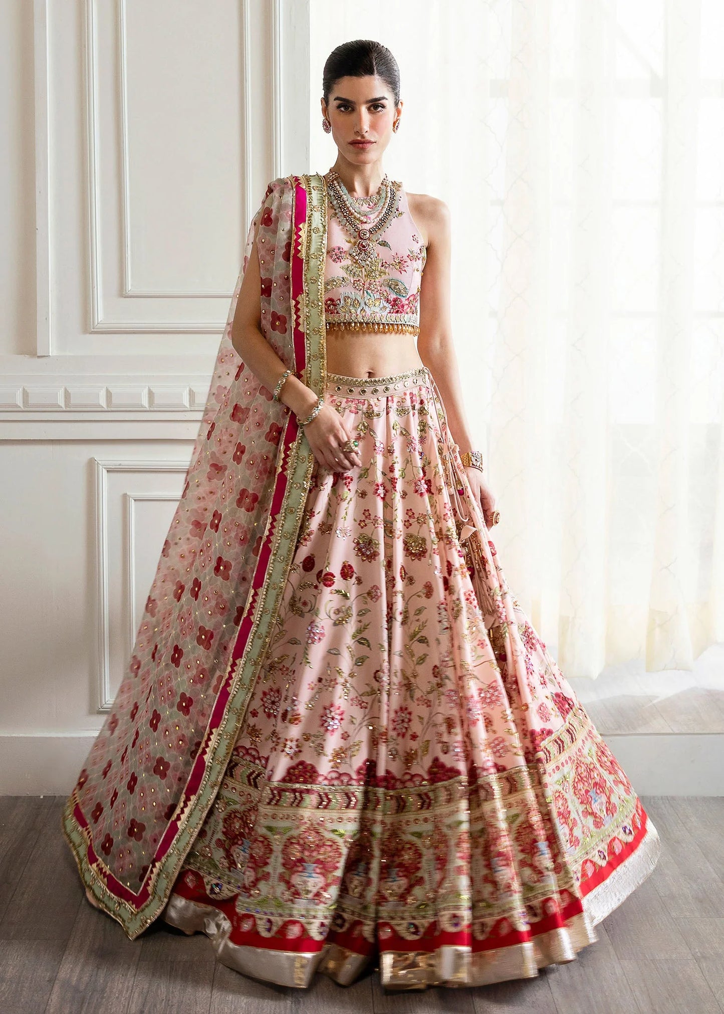 Crimson Wedding '24 -  Chinoiserie Lehnga
