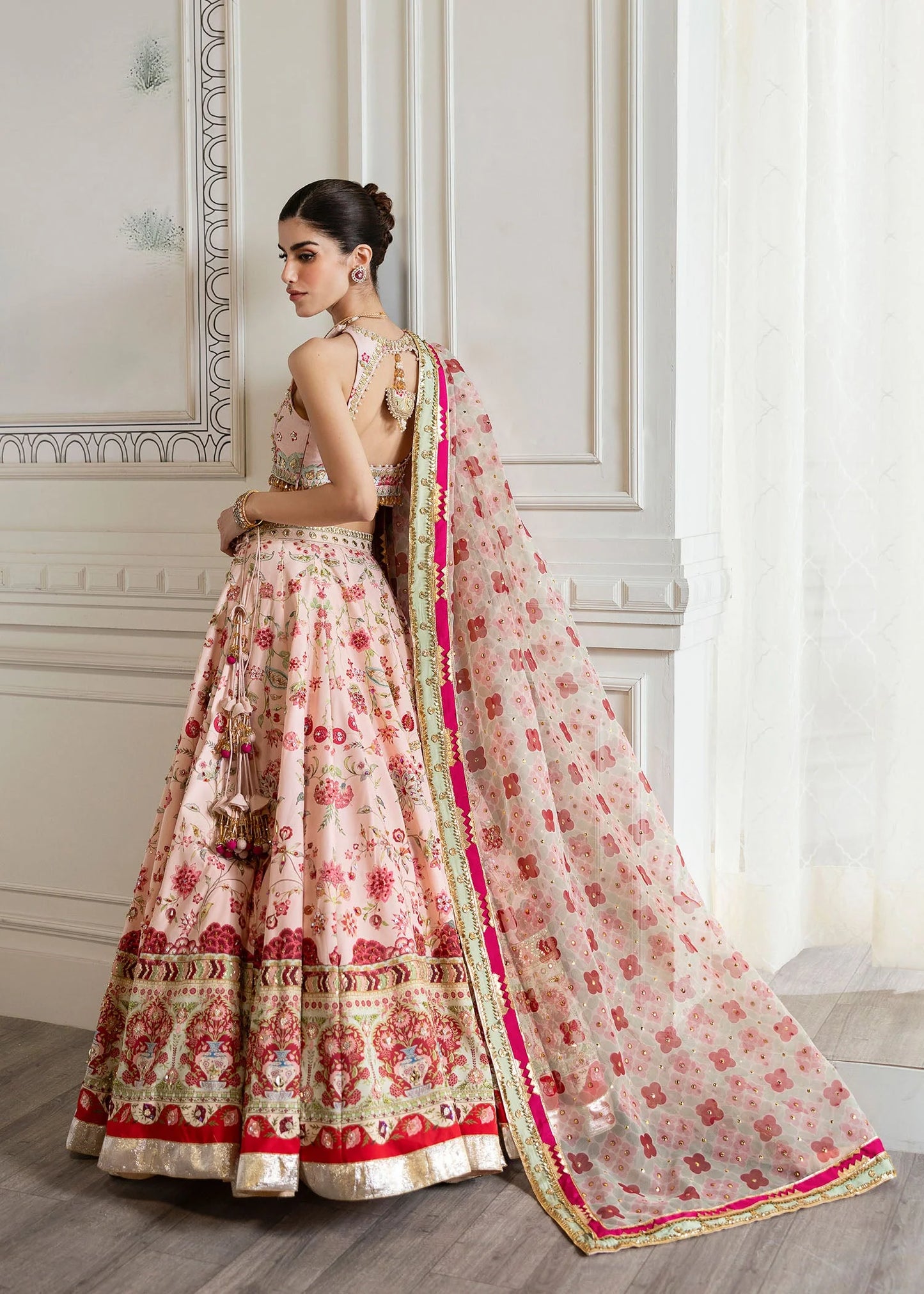 Crimson Wedding '24 -  Chinoiserie Lehnga