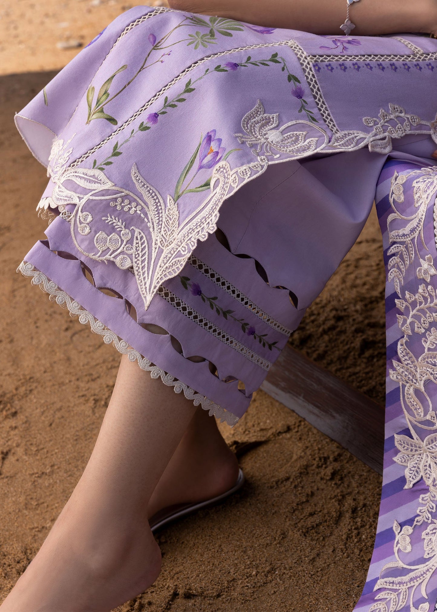 Crimson Summer Lawn 2025 by Saira Shakira | D7 A