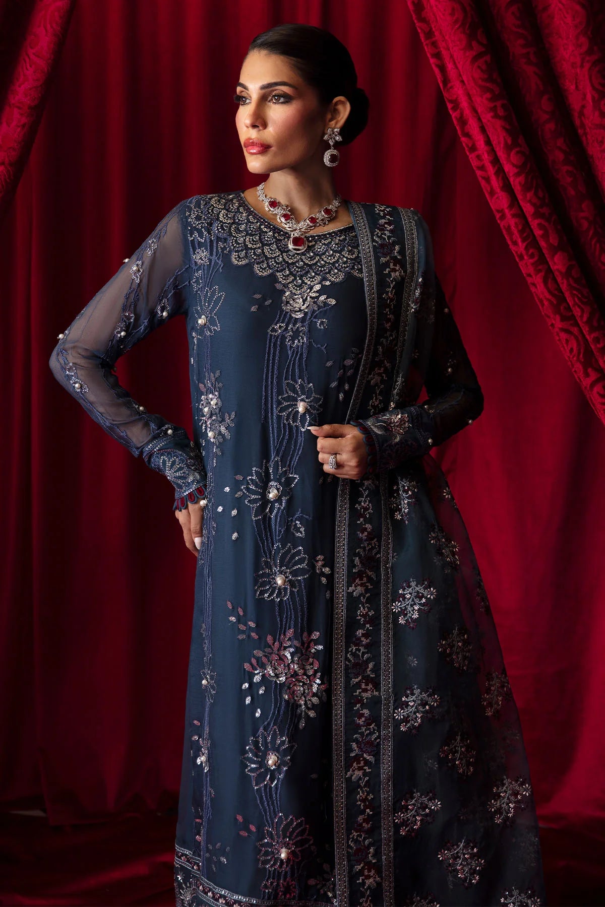 Elanora By Nureh Embroidered Chiffon 2024 Vol 2 | NEL-52
