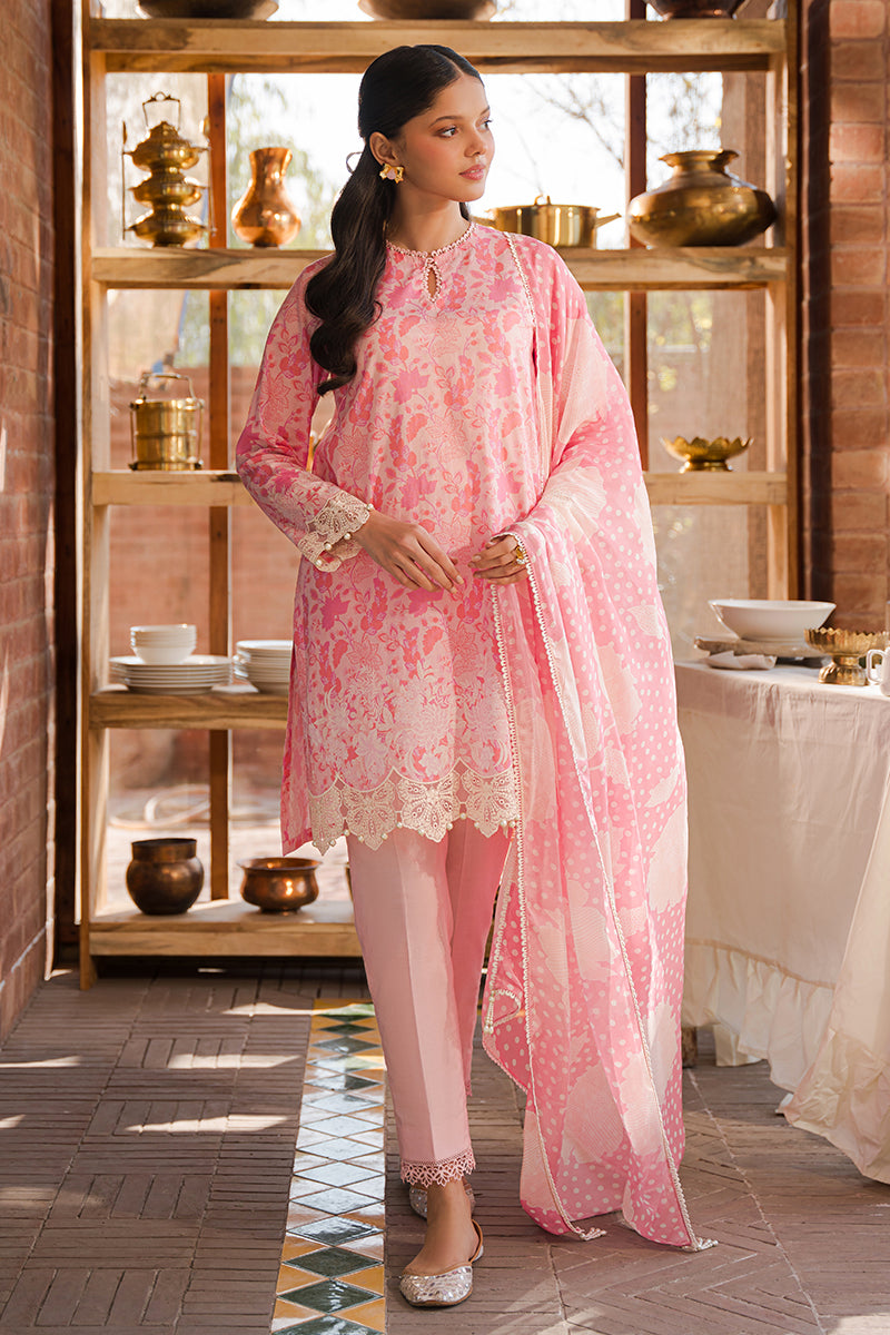 ROSE GLINT-3 PIECE EMBROIDERED LAWN SUIT